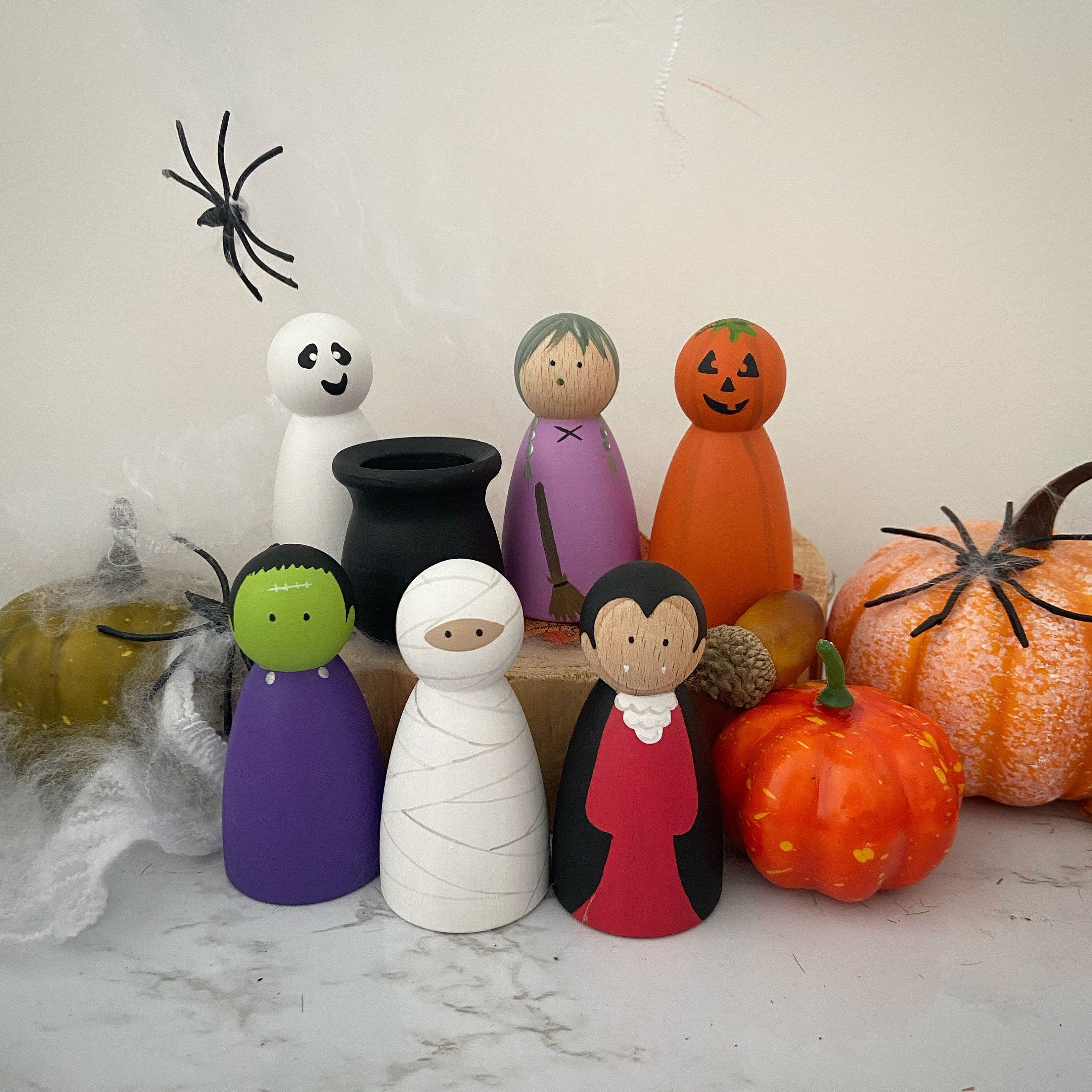 Halloween Peg Dolls