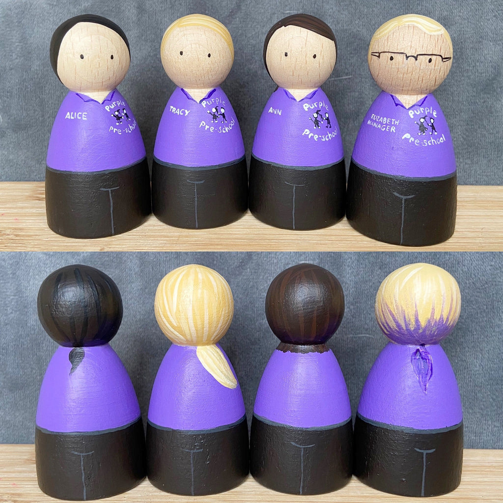 Personalised Teacher Peg Doll