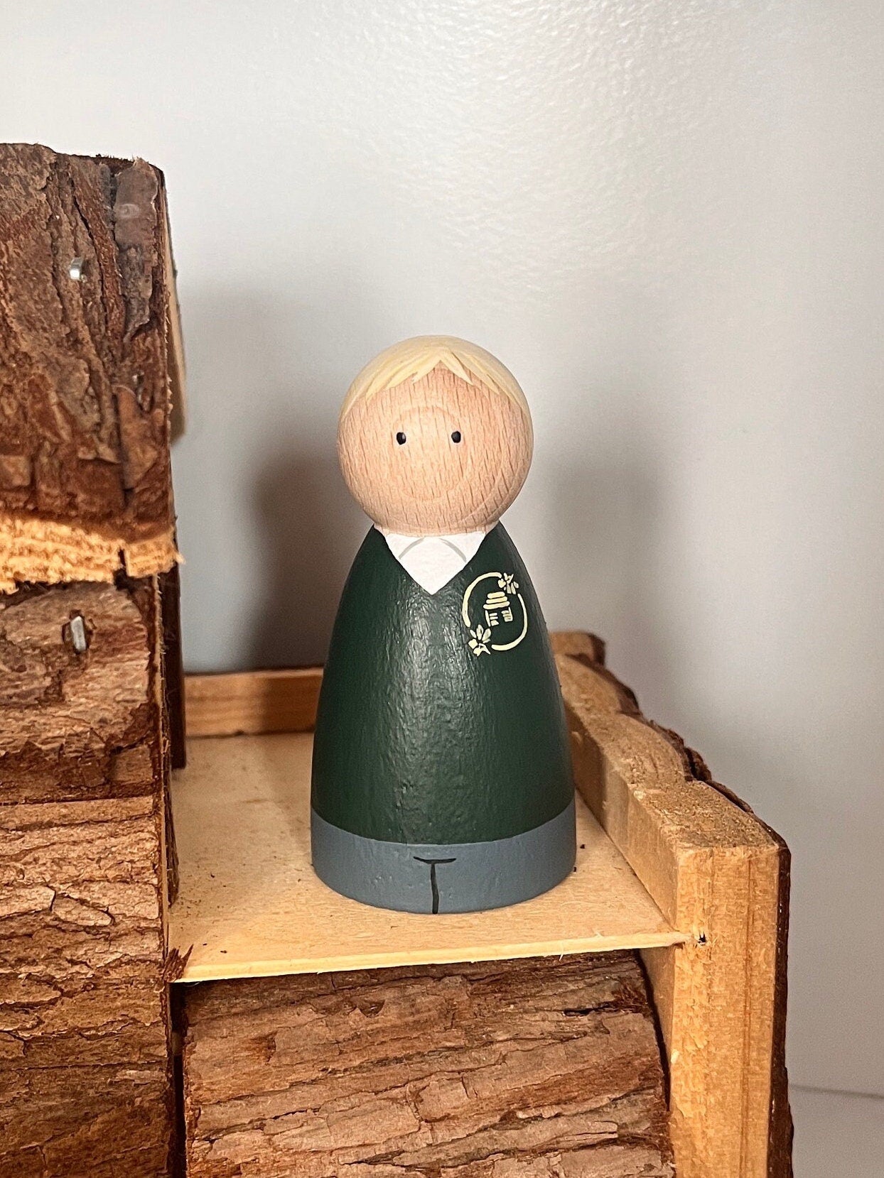 Personalised School Uniform Peg Doll