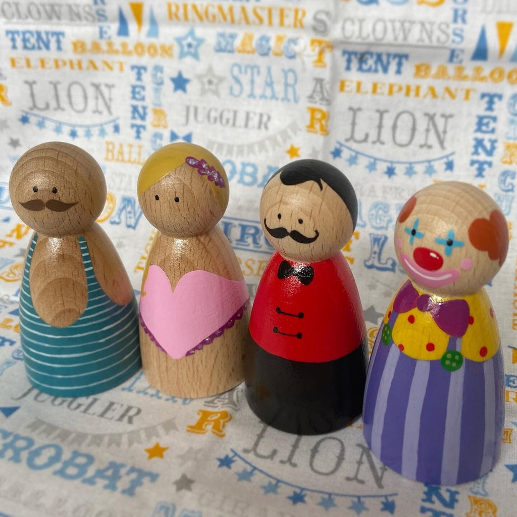 Circus Peg Dolls