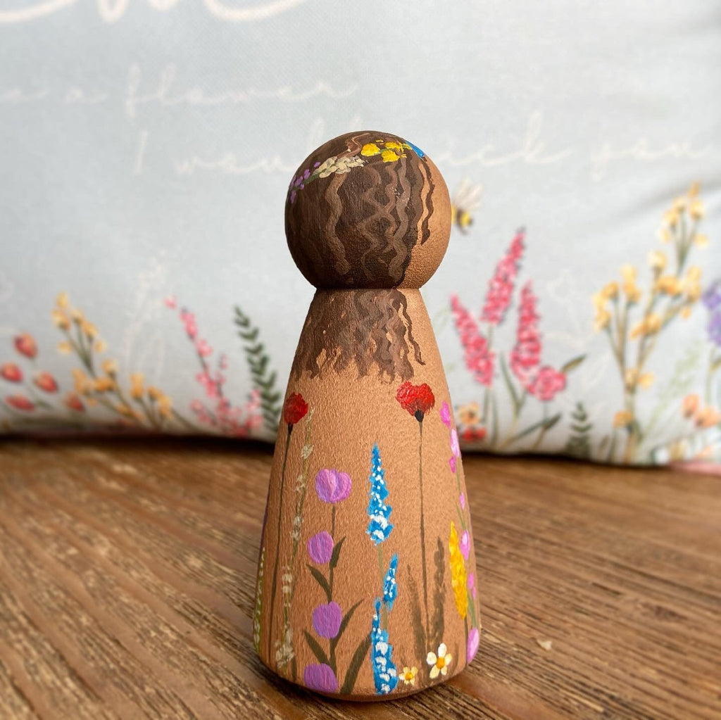 Large Wildflower Doll