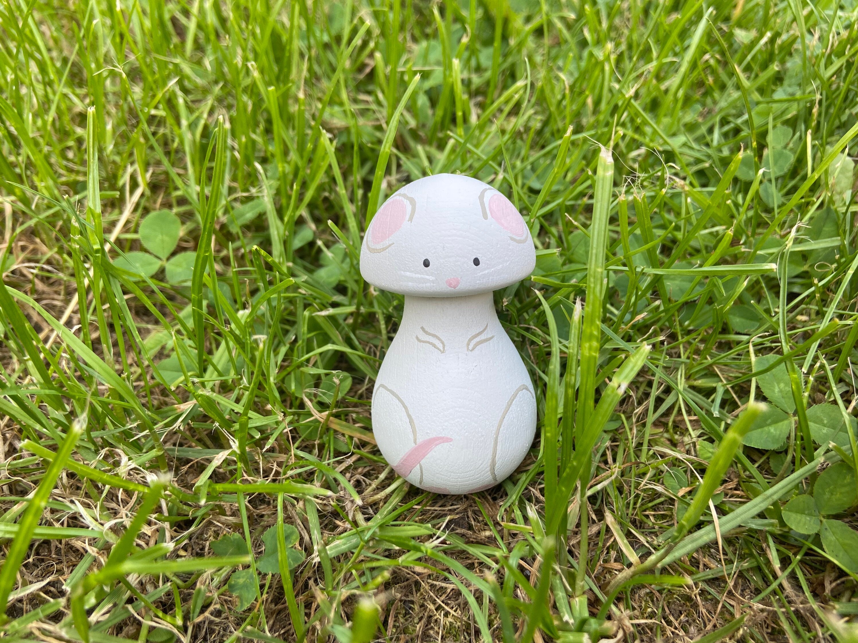Toadstool Animal Peg Dolls