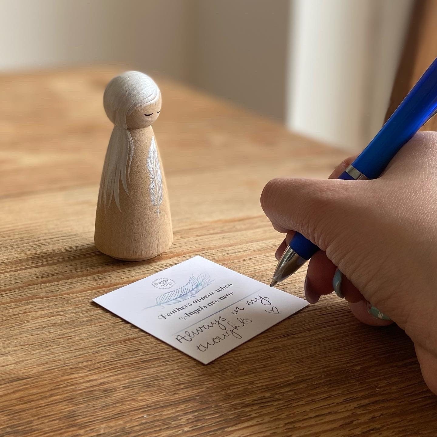 Angel Peg Doll & Card