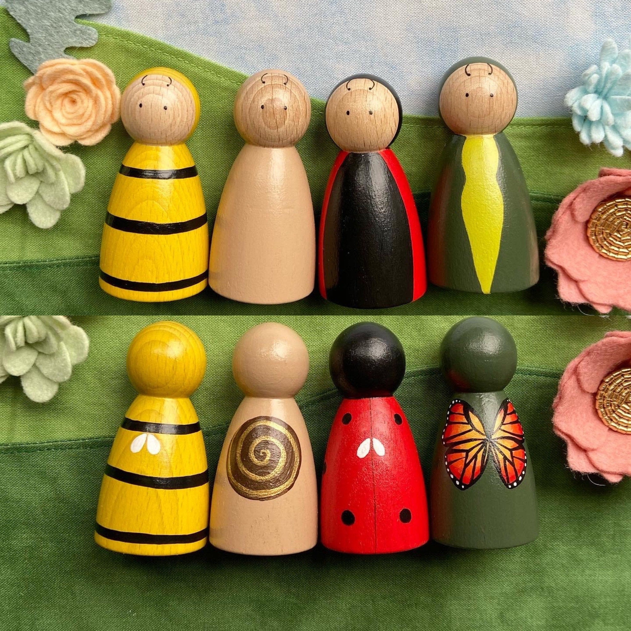 Bug Peg Dolls