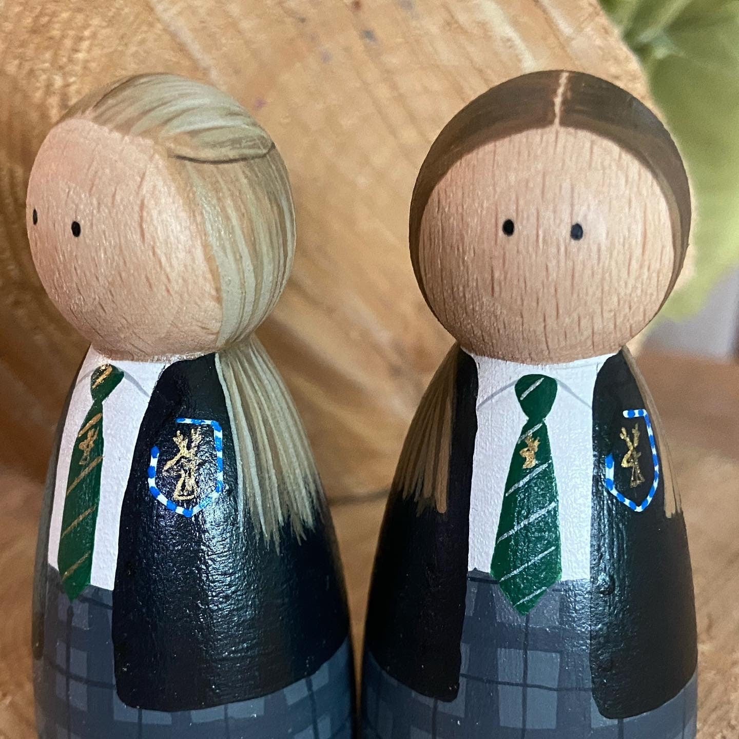 Personalised School Uniform Peg Doll