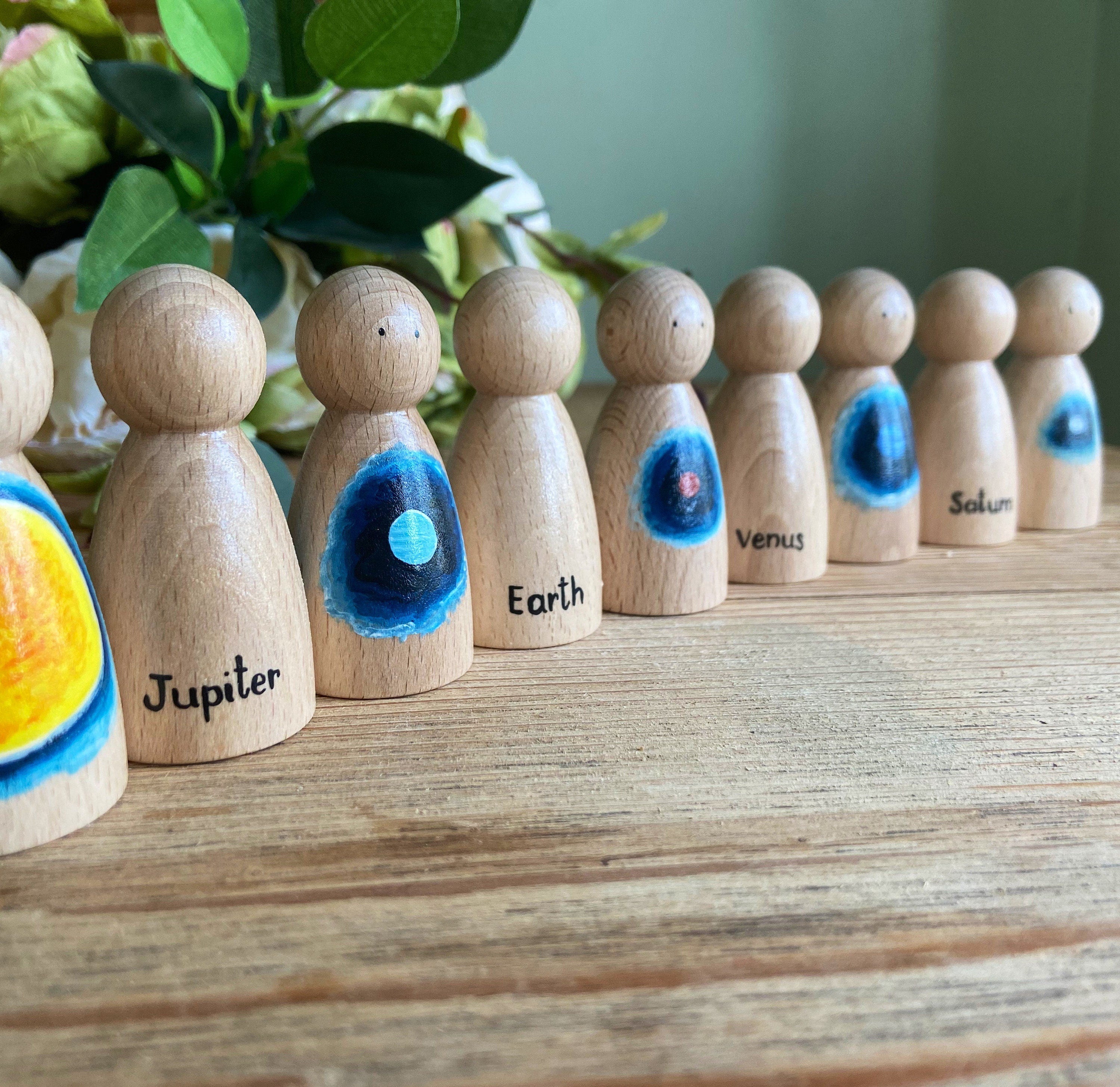 Solar System Peg Doll Set