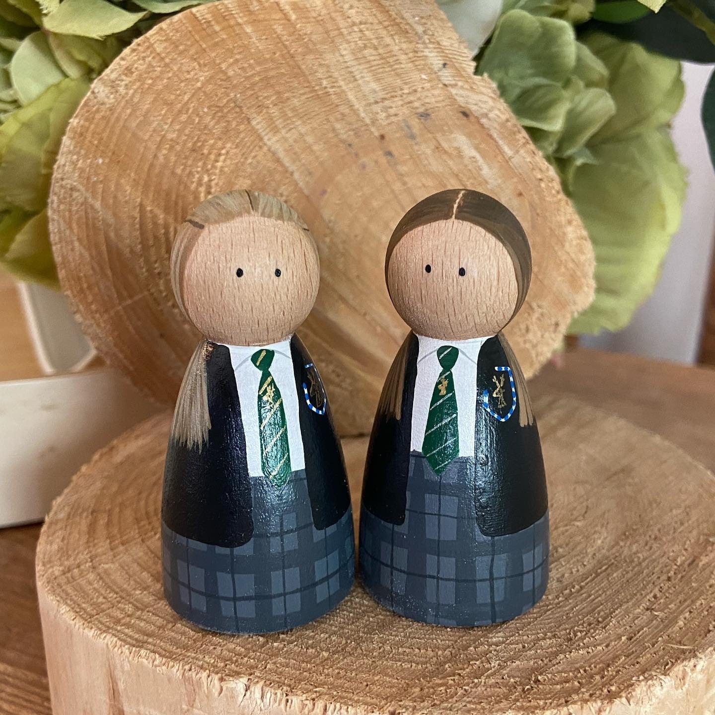 Personalised School Uniform Peg Doll
