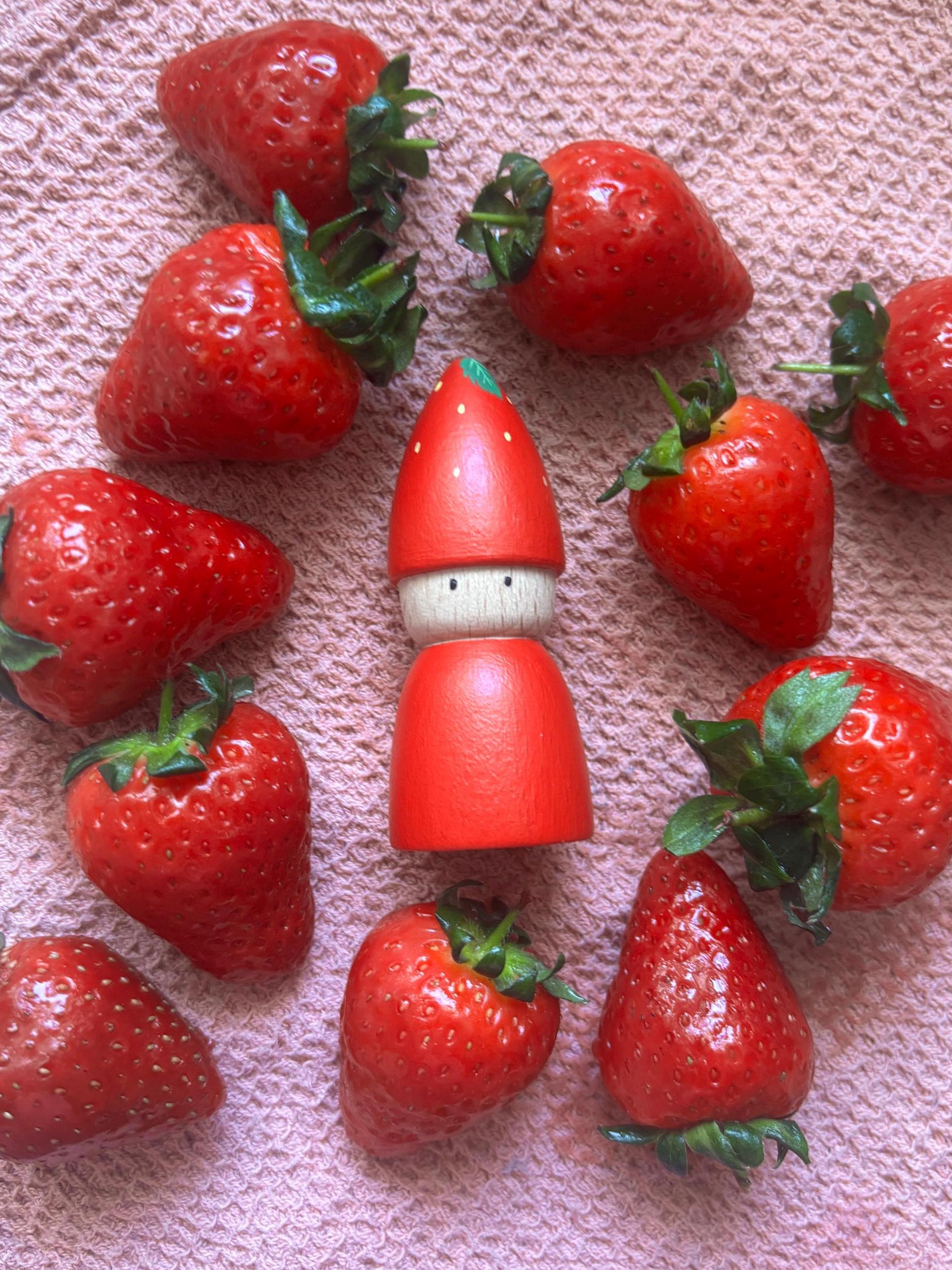 Fruit Friends Peg Doll