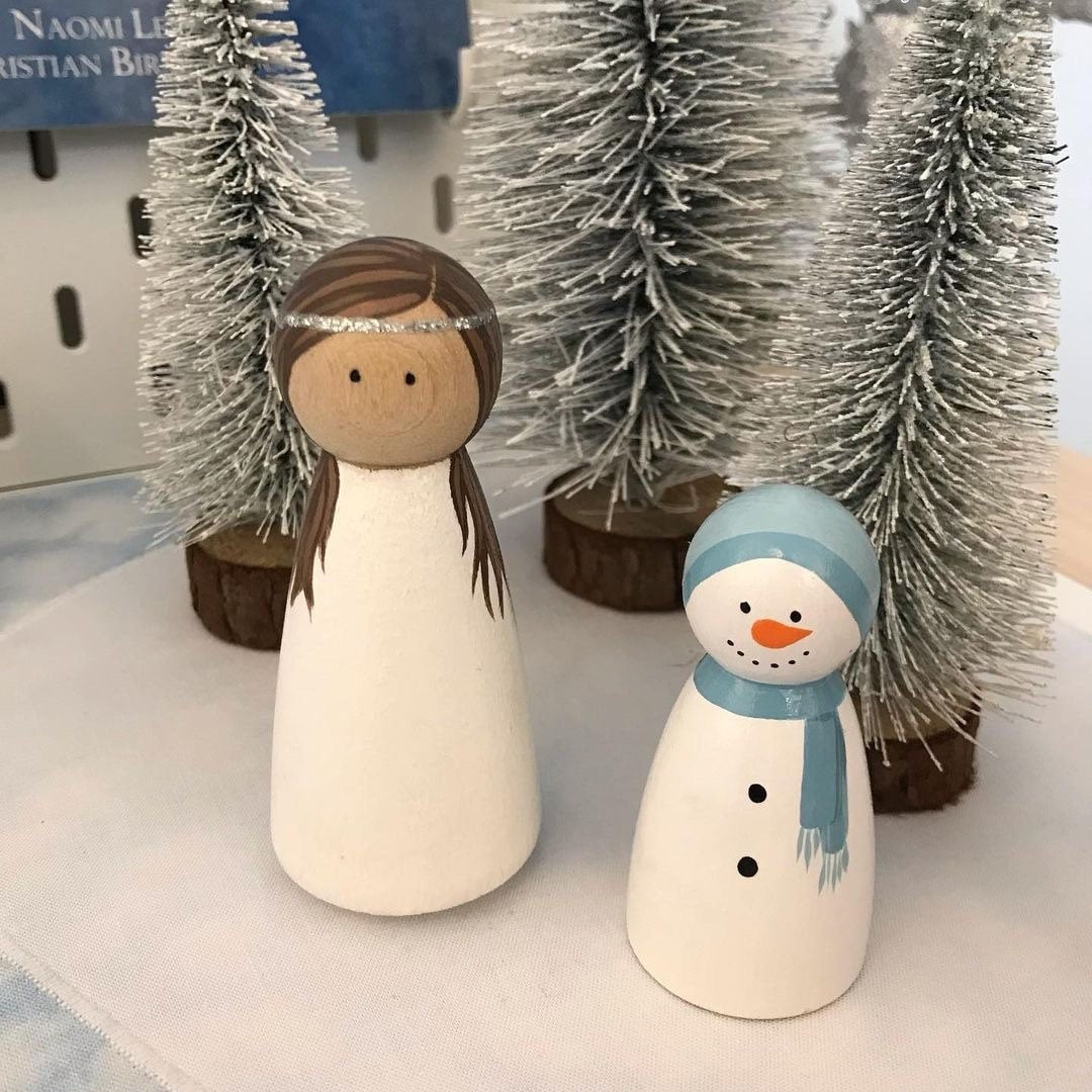 Christmas Peg Doll Set