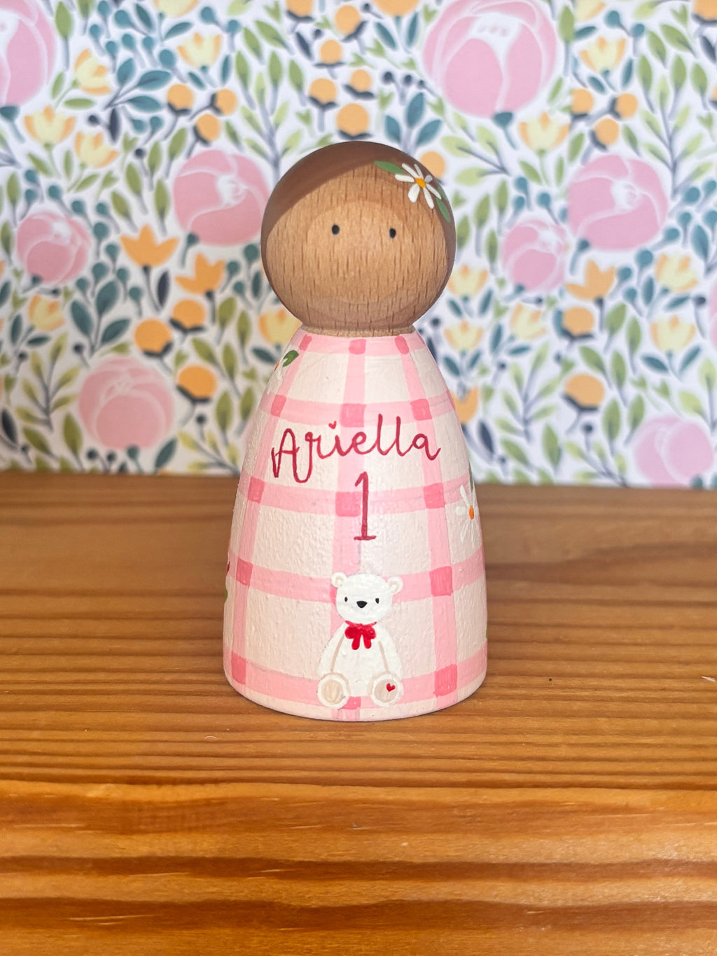 Personalised Name Peg Doll