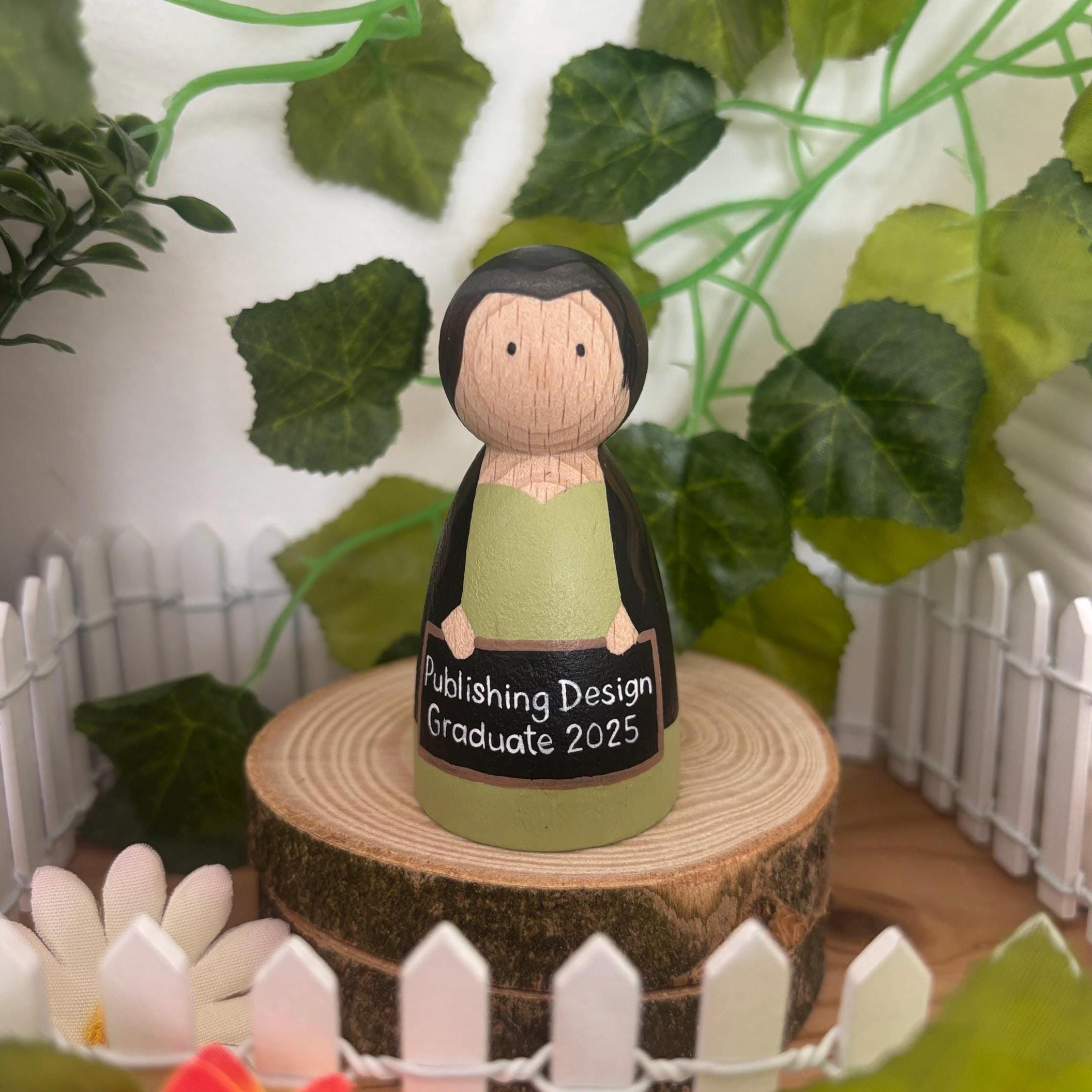 Personalised Graduation Peg Doll Gift
