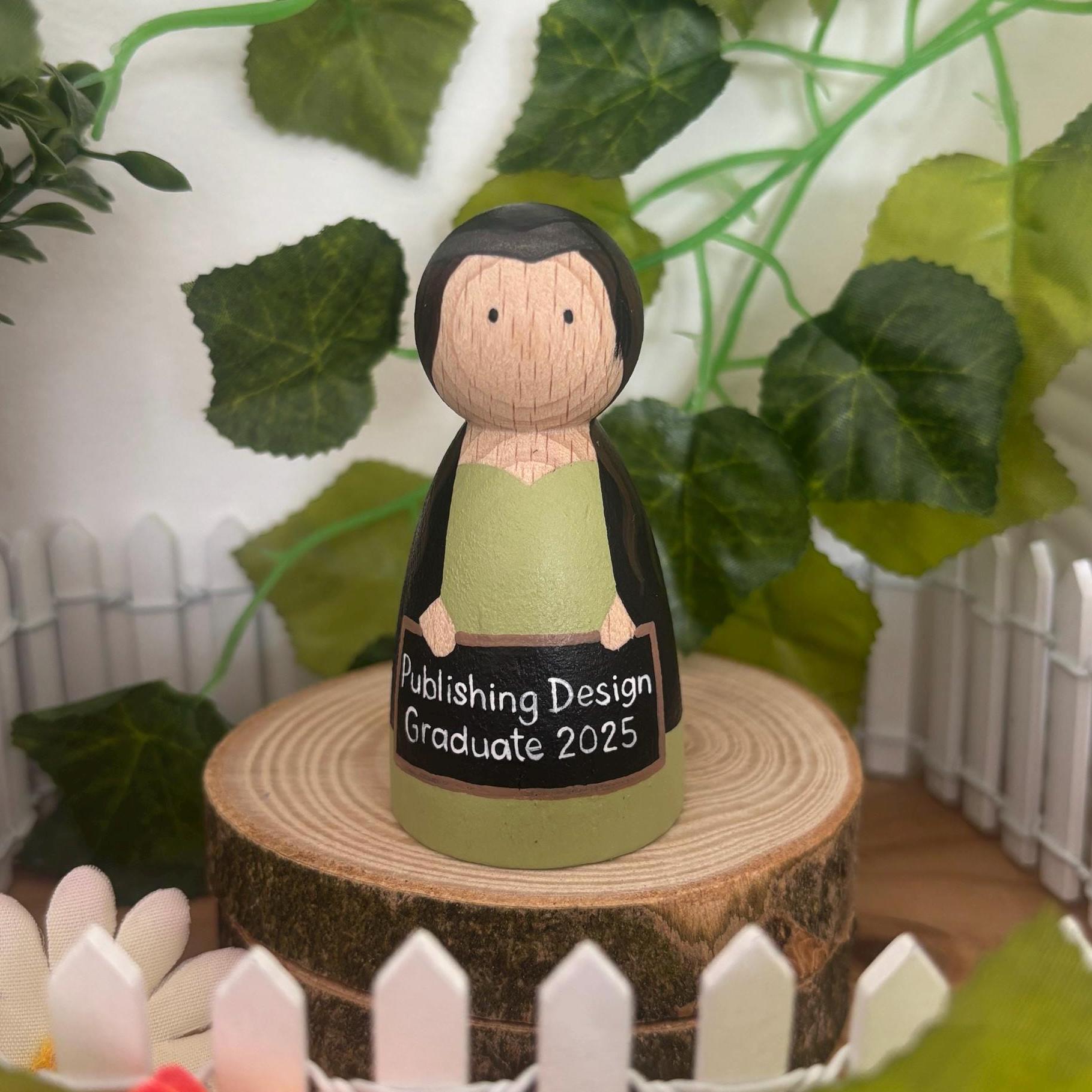 Personalised Graduation Peg Doll Gift