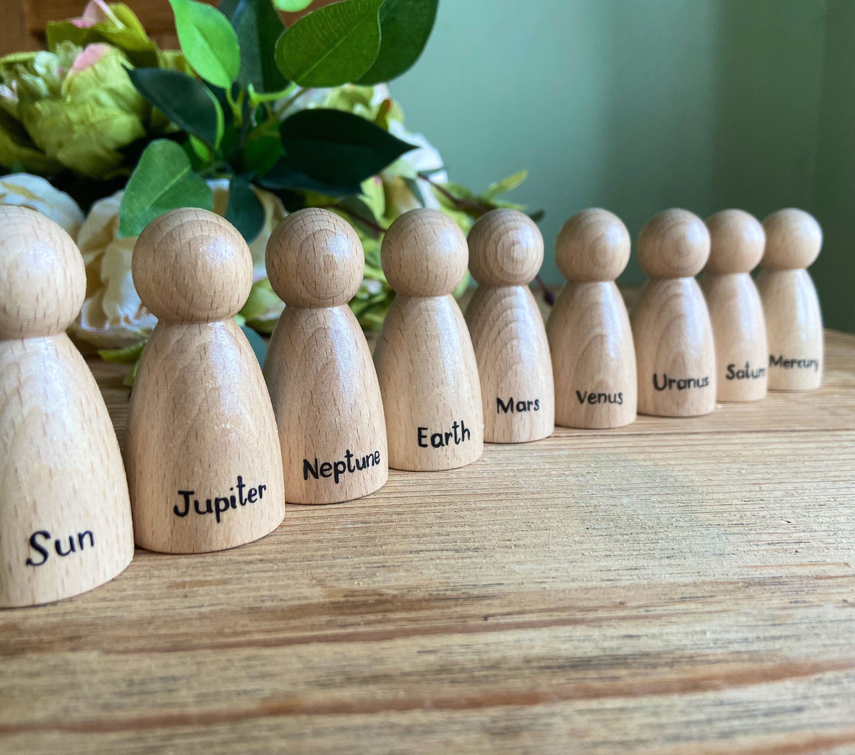Solar System Peg Doll Set