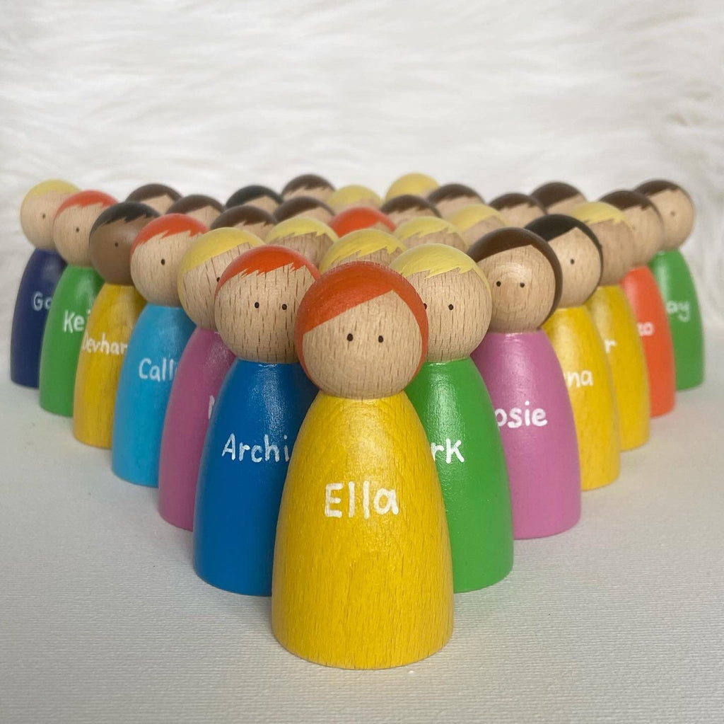 Self Registration Personalised Peg Dolls