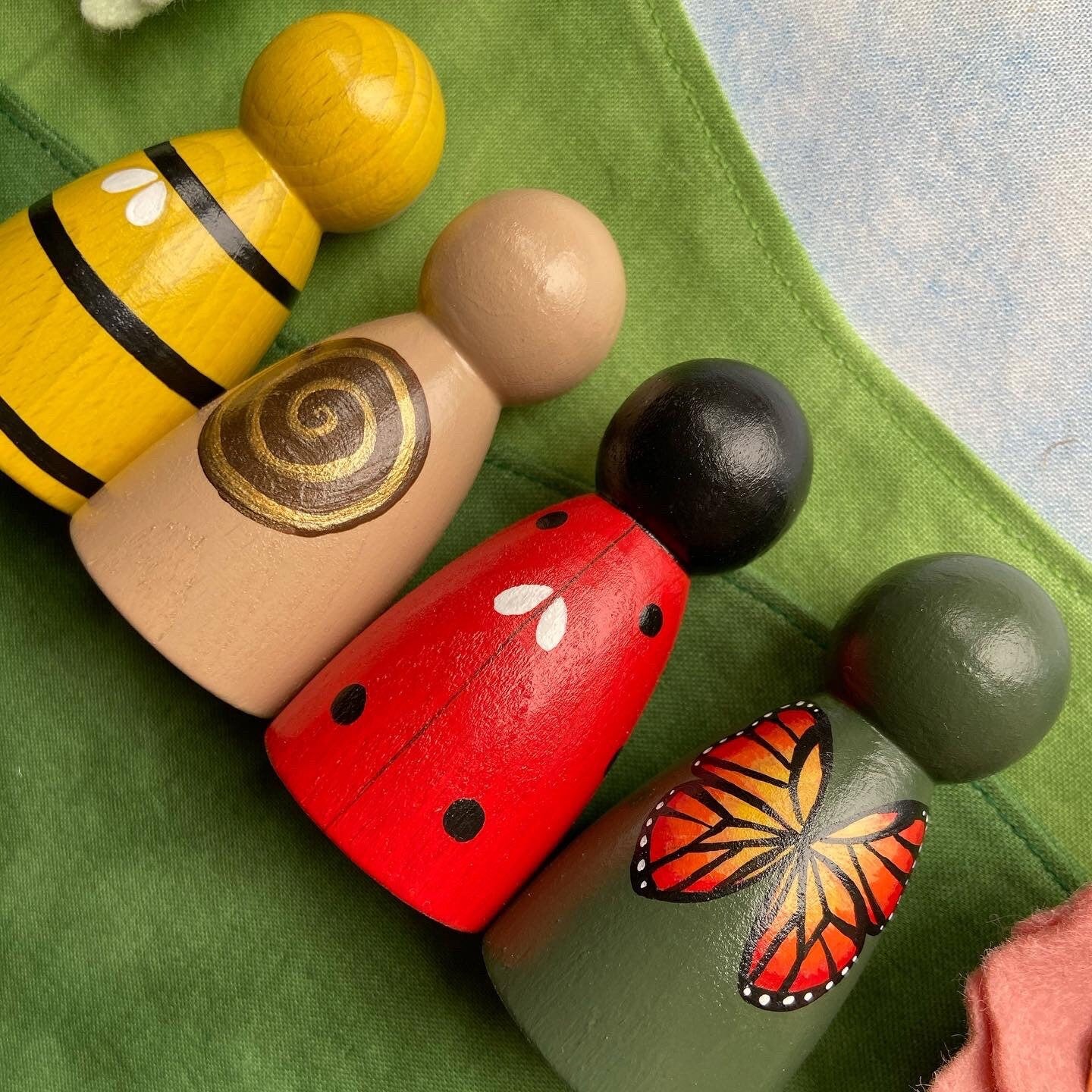 Bug Peg Dolls