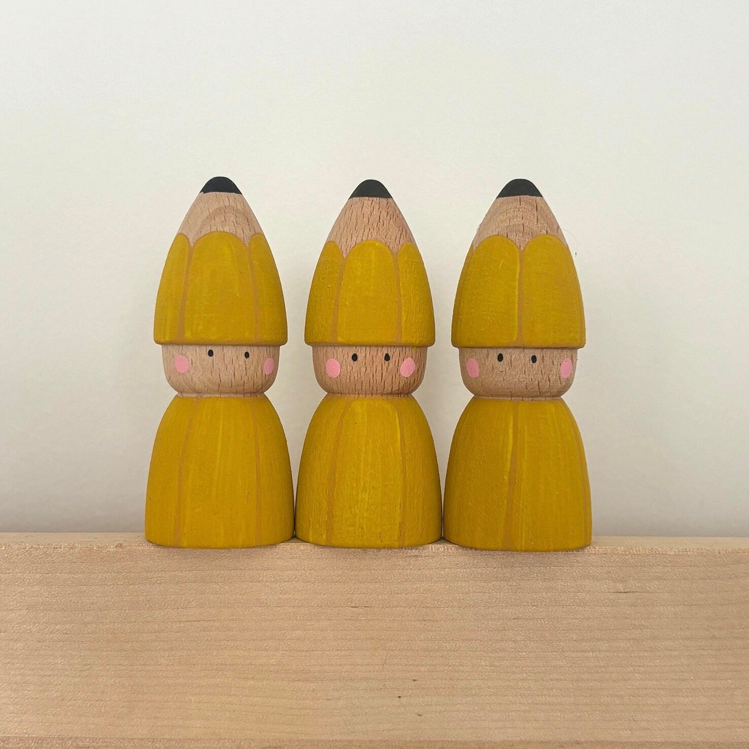Pencil Peg Doll