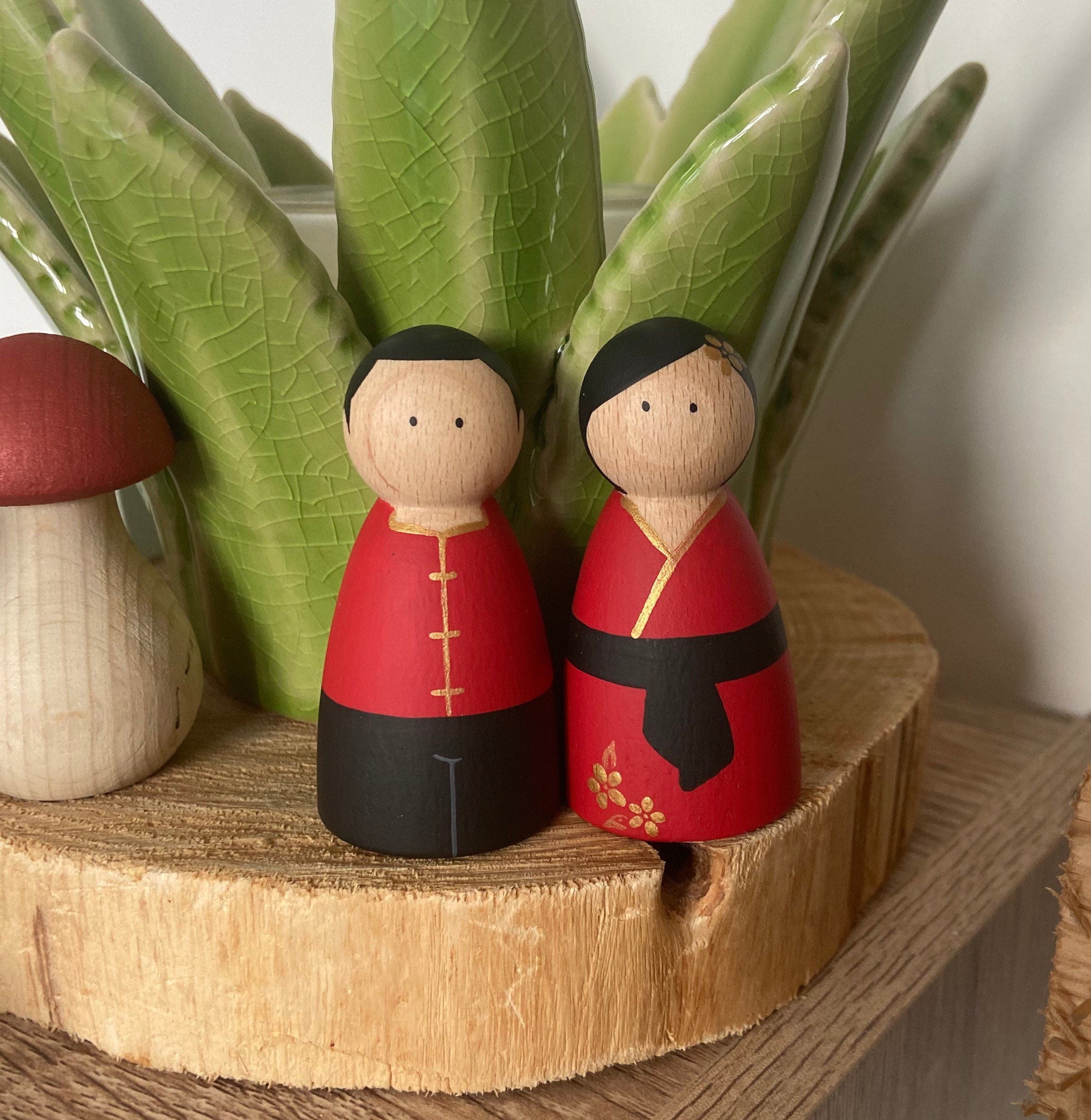 Chinese New Year Peg Dolls