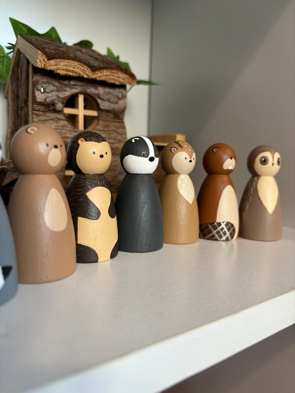 Woodland Animal Peg Dolls
