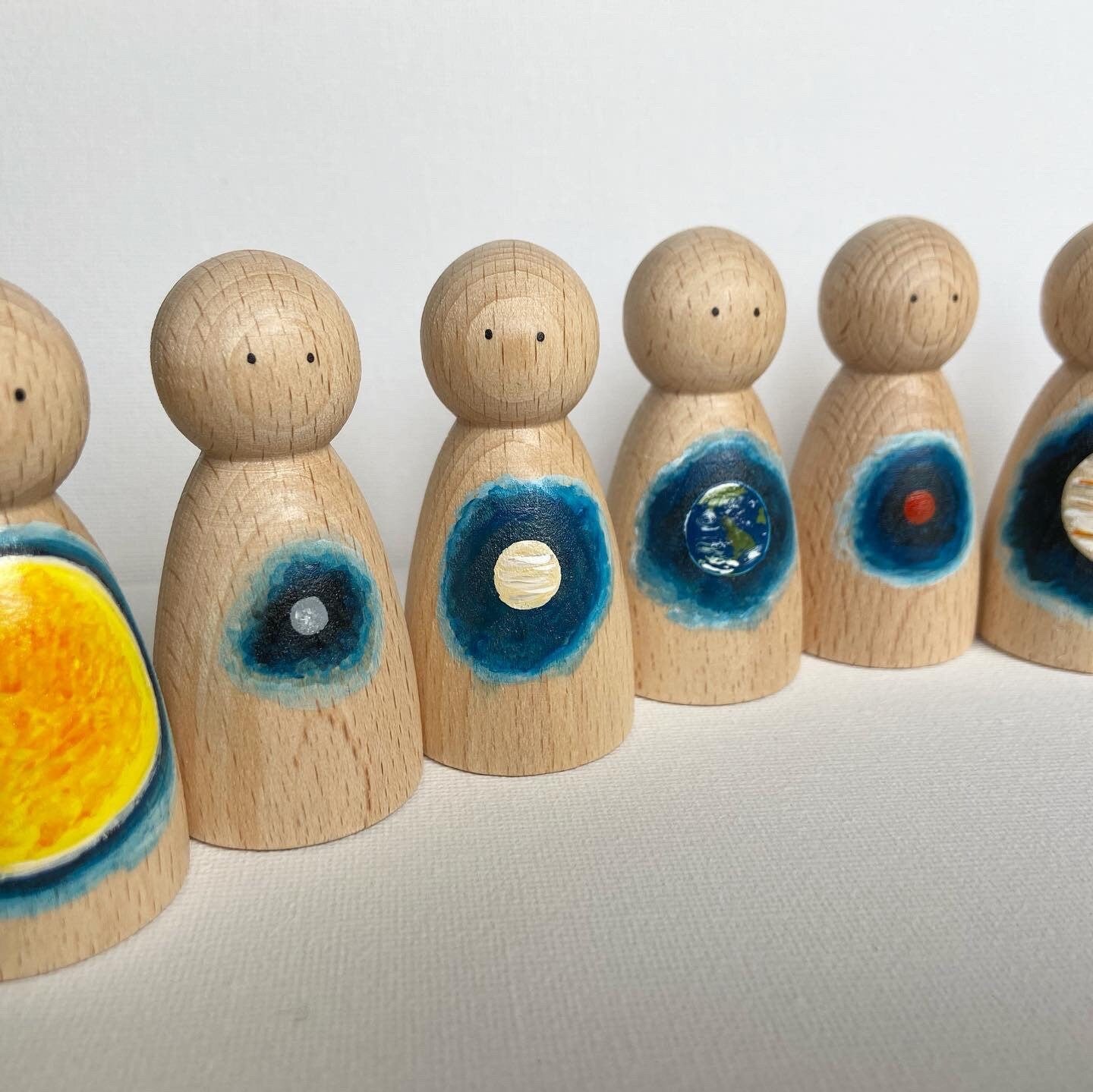Solar System Peg Doll Set