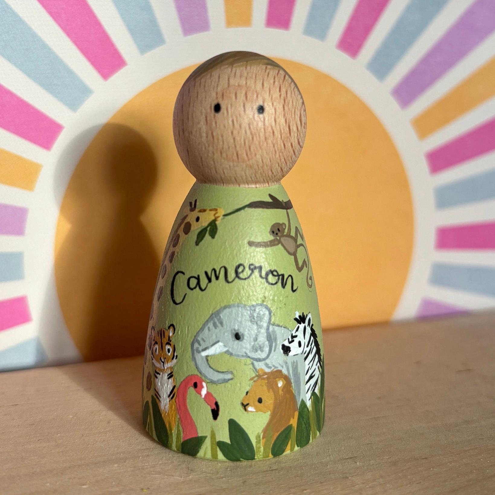 Personalised Name Peg Doll