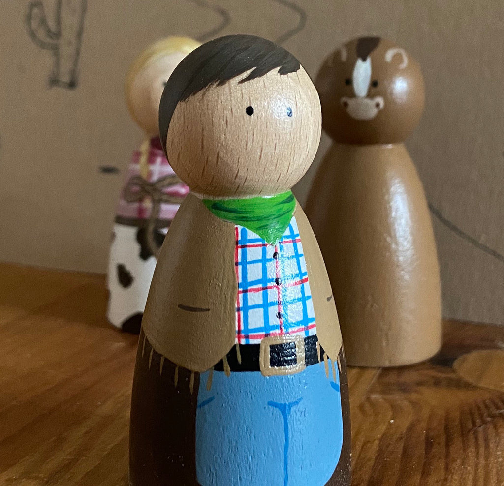 Wild West Peg Dolls