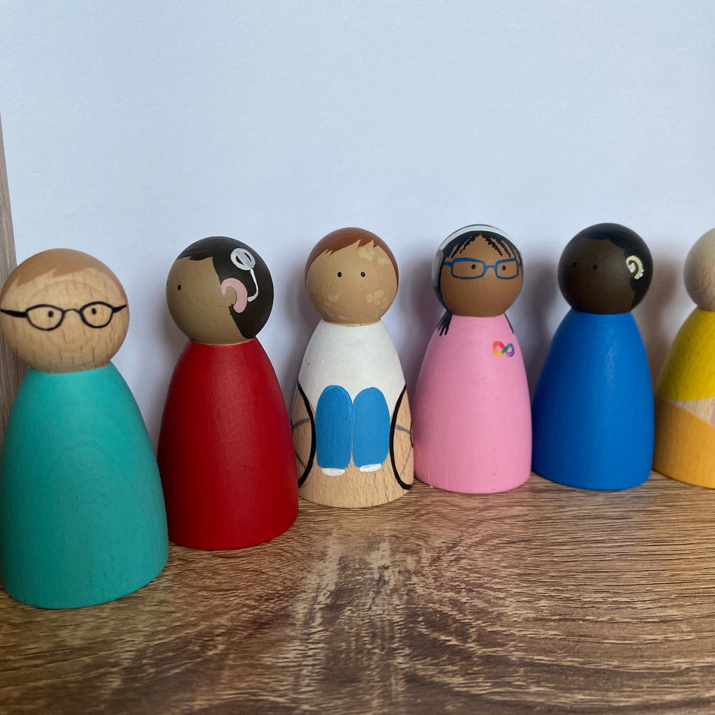 Inclusive Peg Doll Set