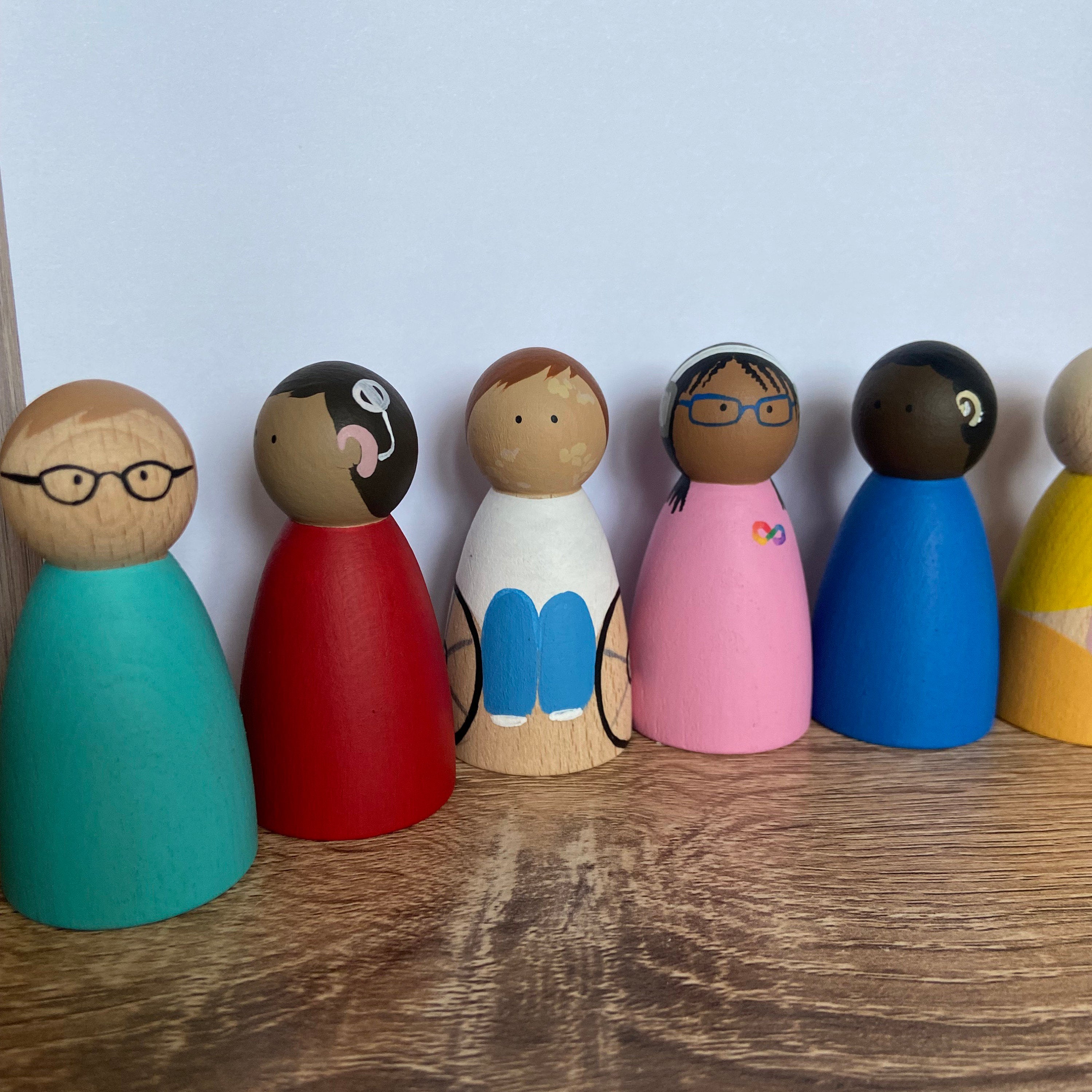 Inclusive Peg Doll Set