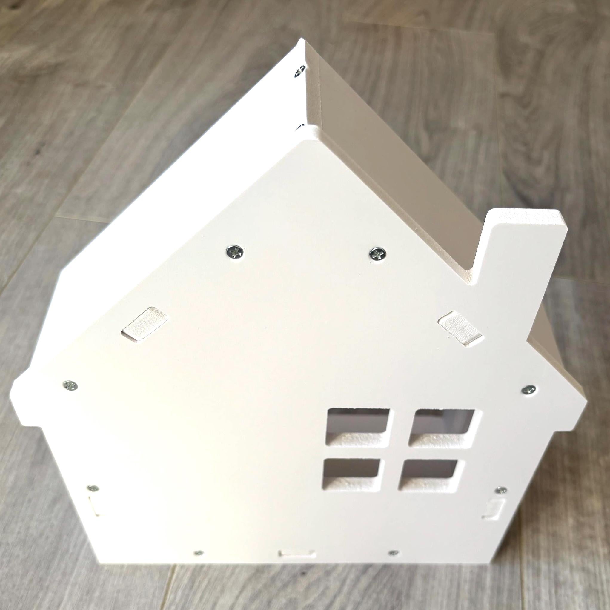 White Wooden Dolls House Shelf