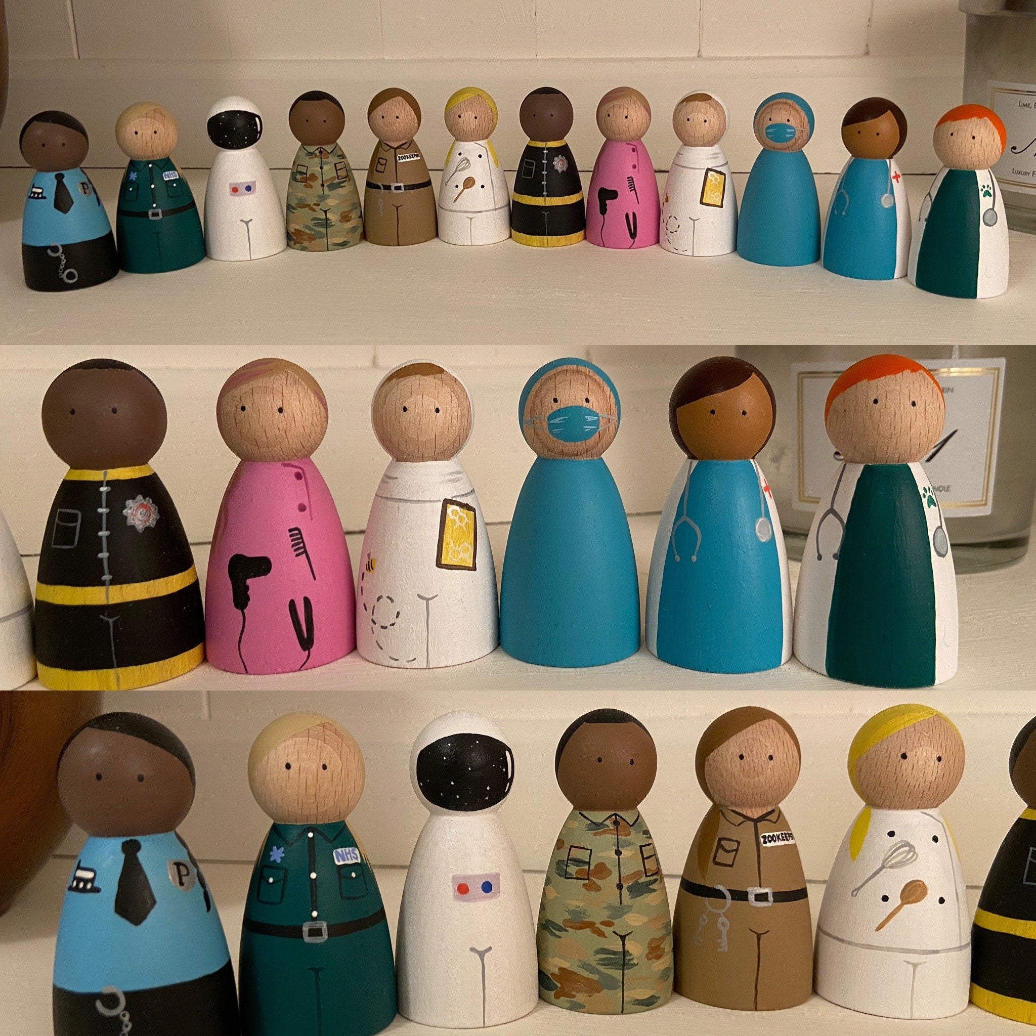 Occupation Peg Dolls