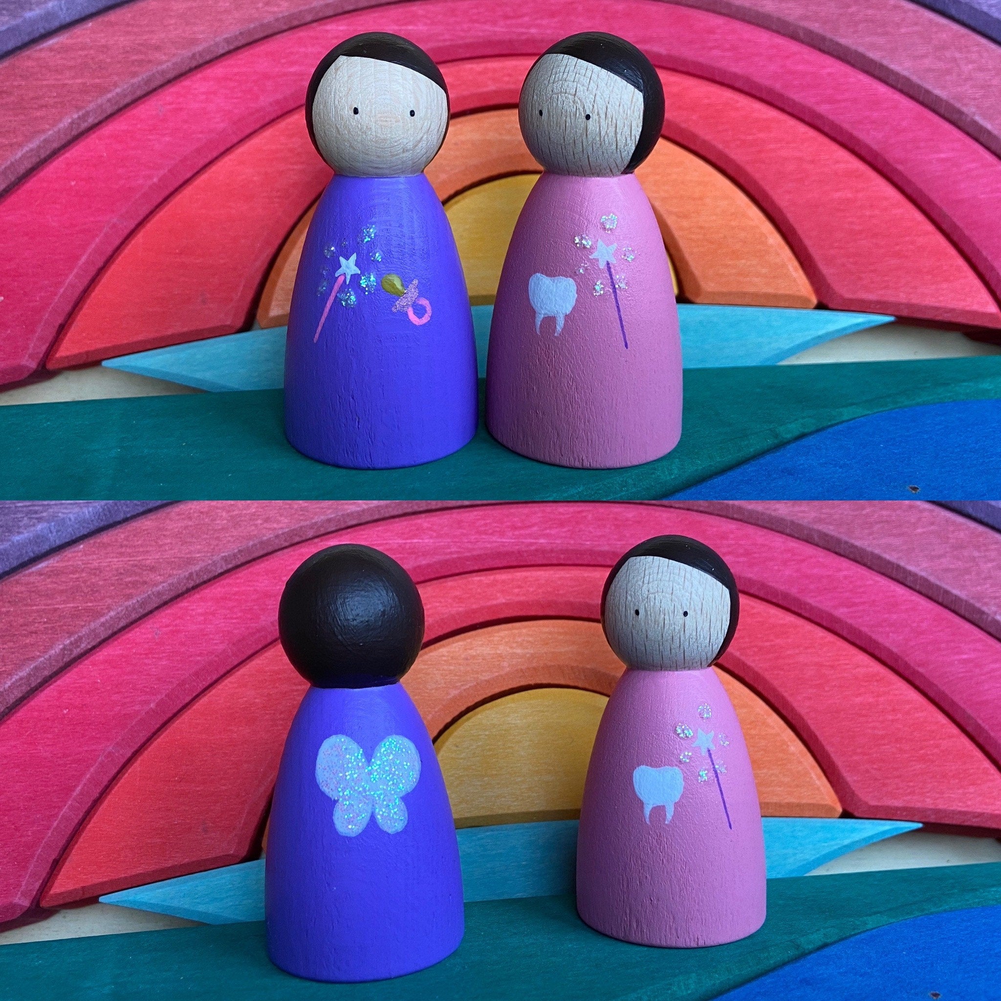 Tooth / Dummy / Worry Fairy Peg Doll