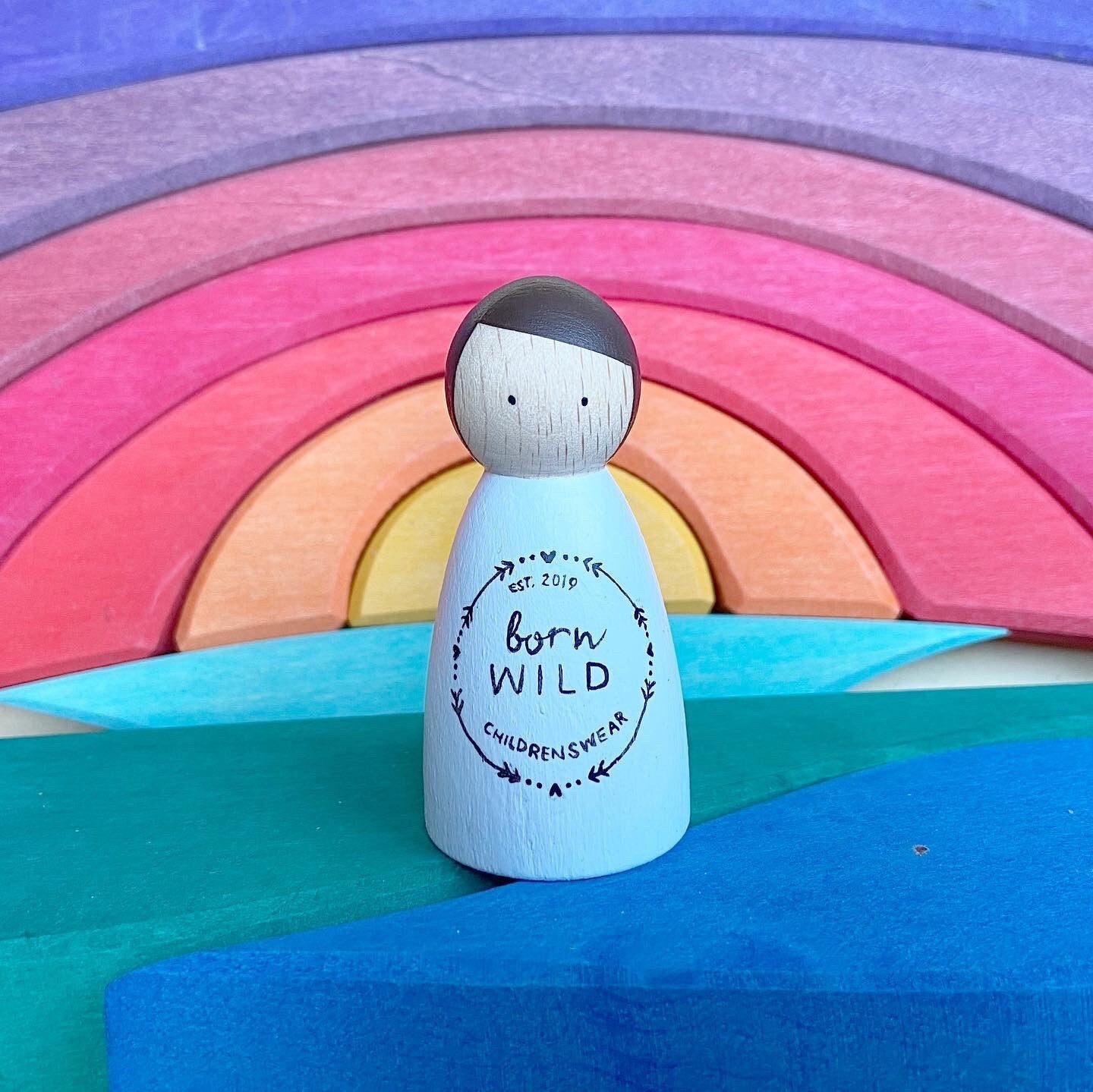 Personalised Logo Peg Doll