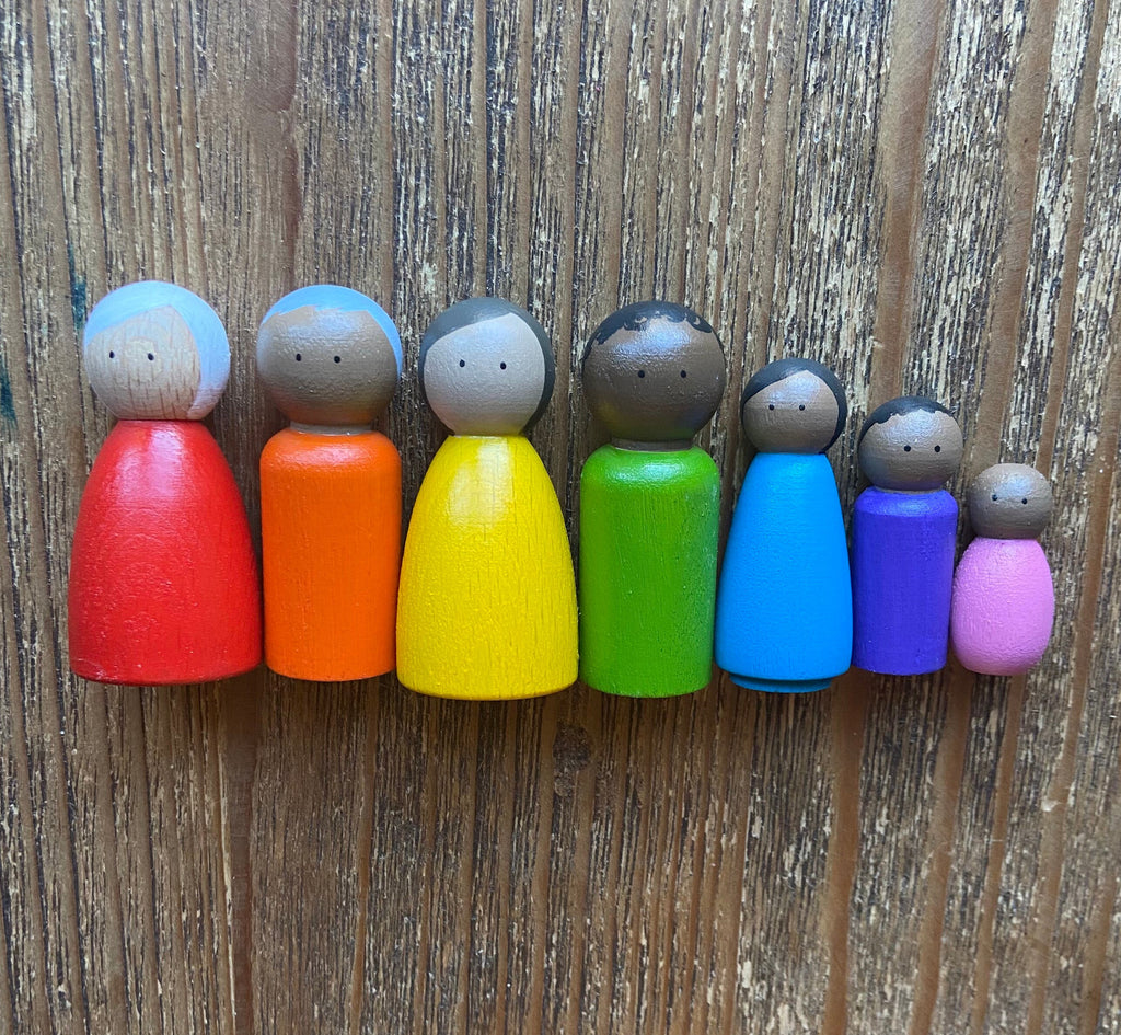 Peg Doll Family Set