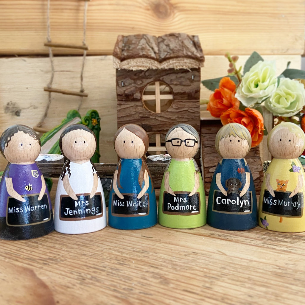 Personalised Teacher Peg Doll