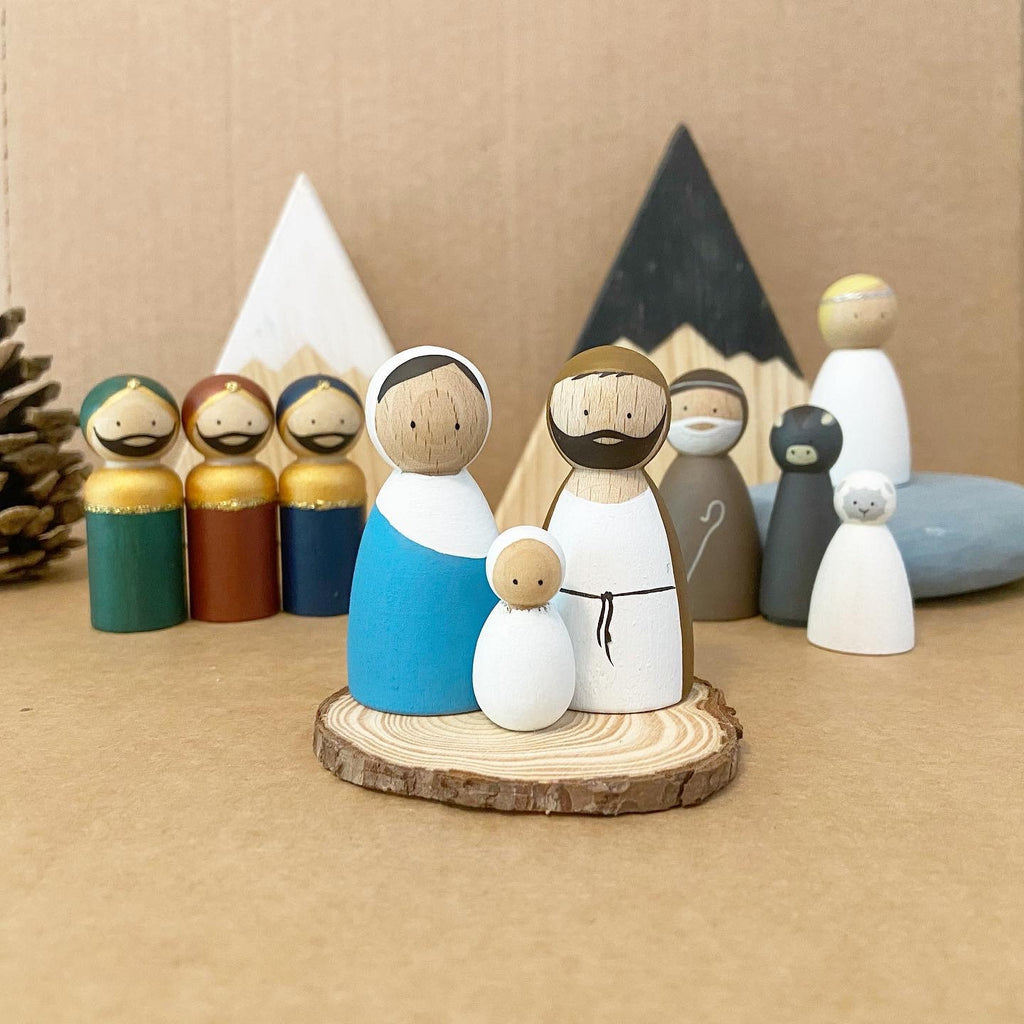 Christmas Nativity Peg Doll Set