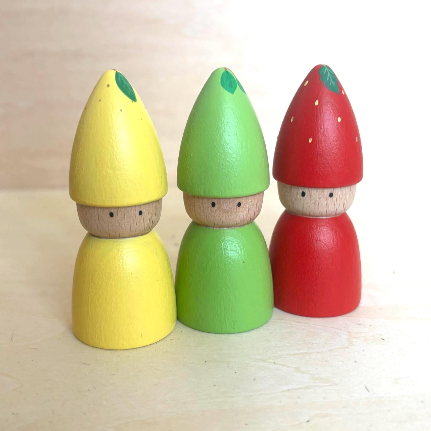 Fruit Friends Peg Doll