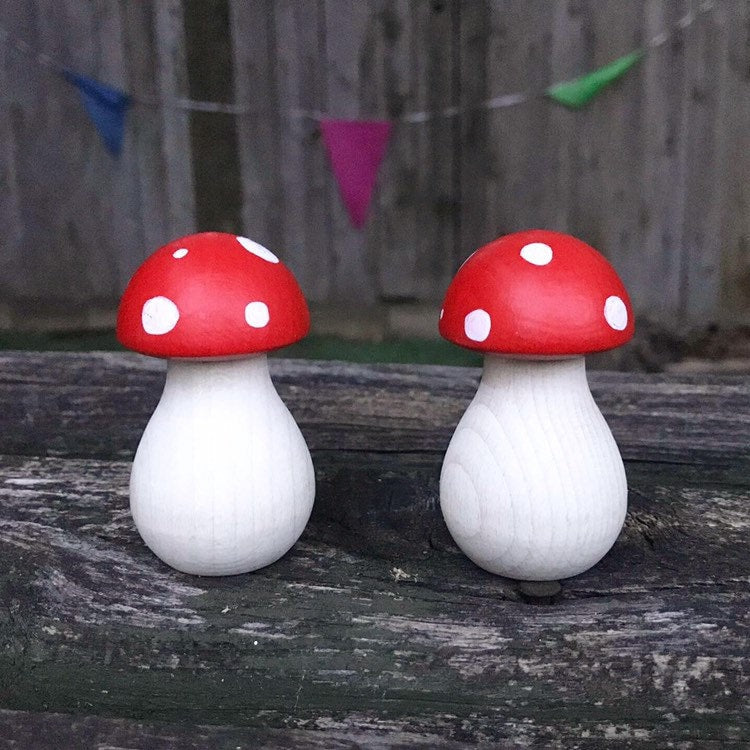 Toadstool Peg Doll