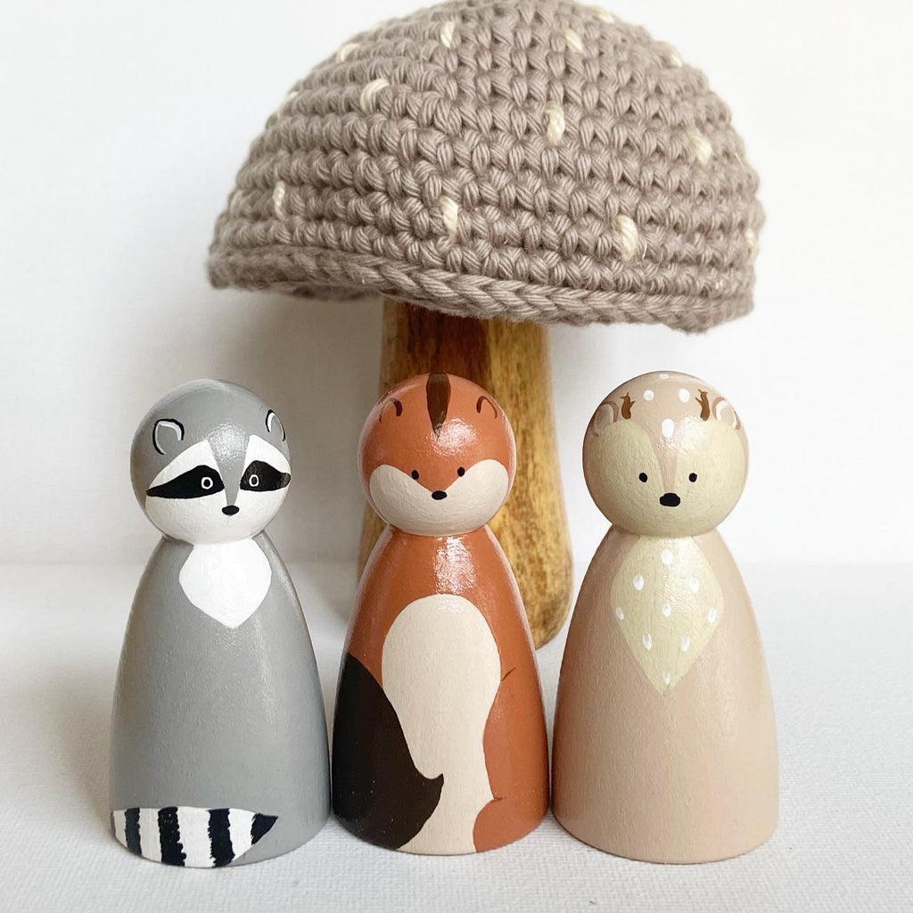 Woodland Animal Peg Dolls
