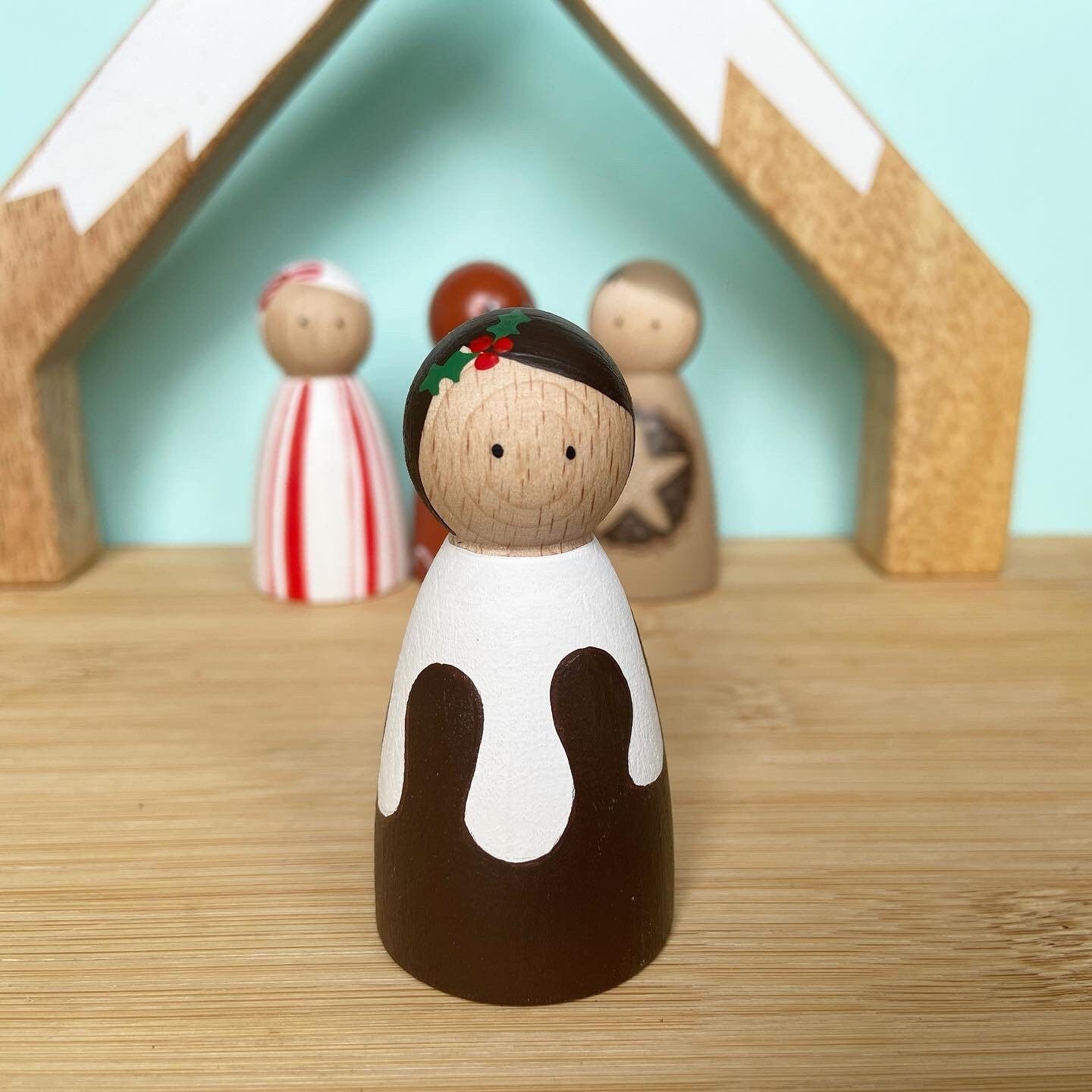 Christmas Sweet Treats Peg Dolls