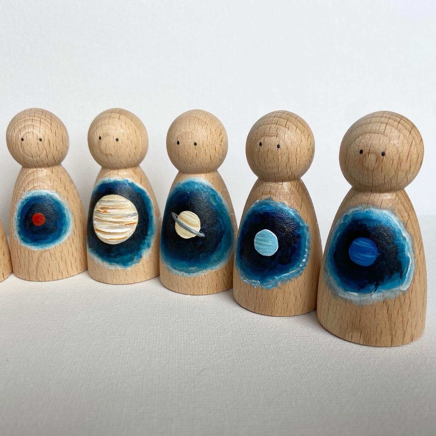 Solar System Peg Doll Set
