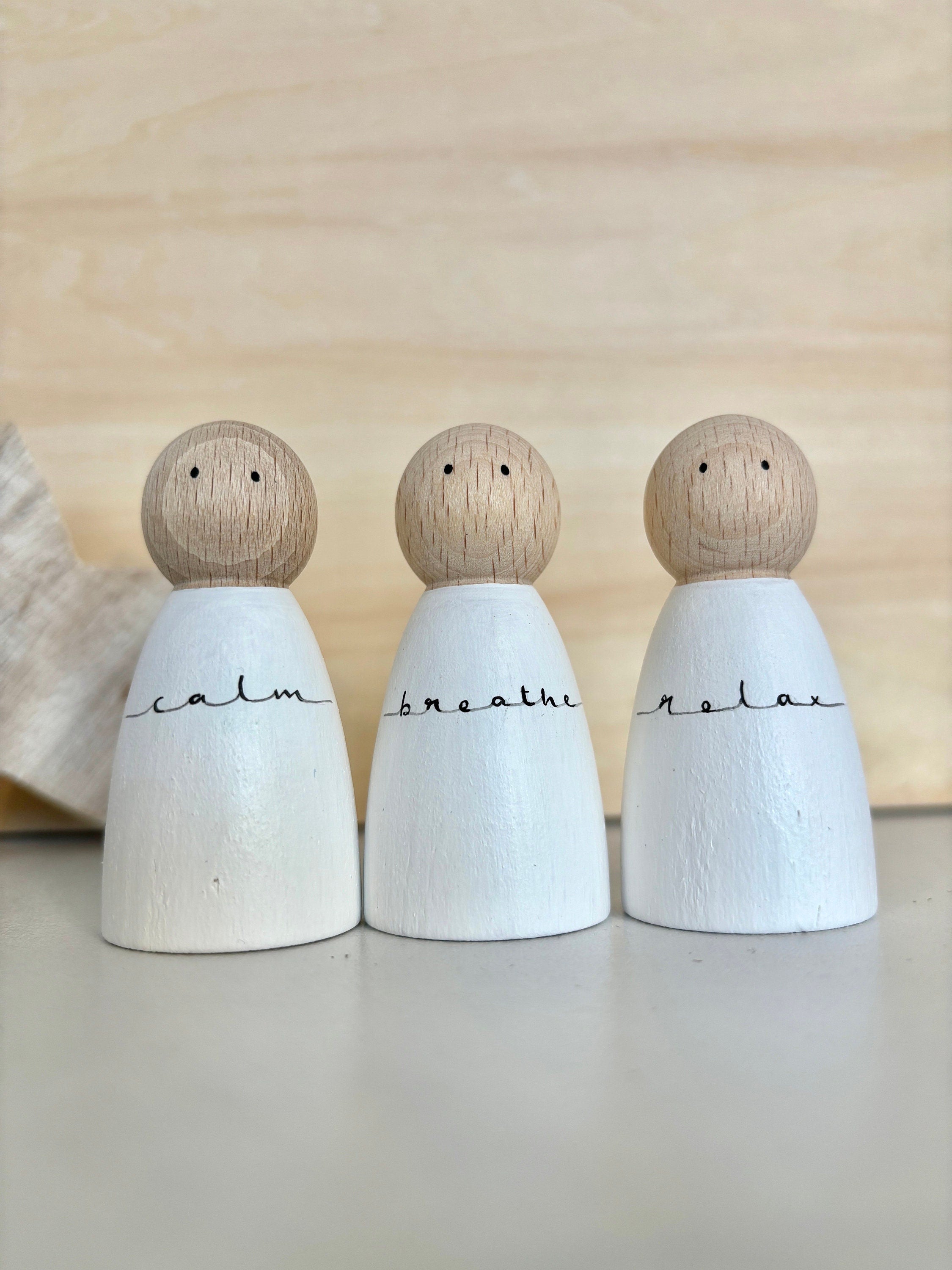 Zen Mindfulness Peg Dolls