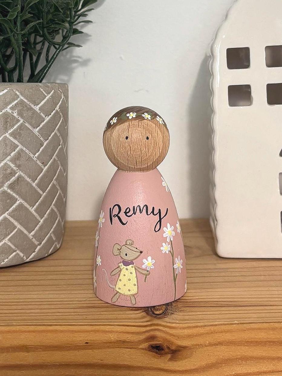 Personalised Name Peg Doll