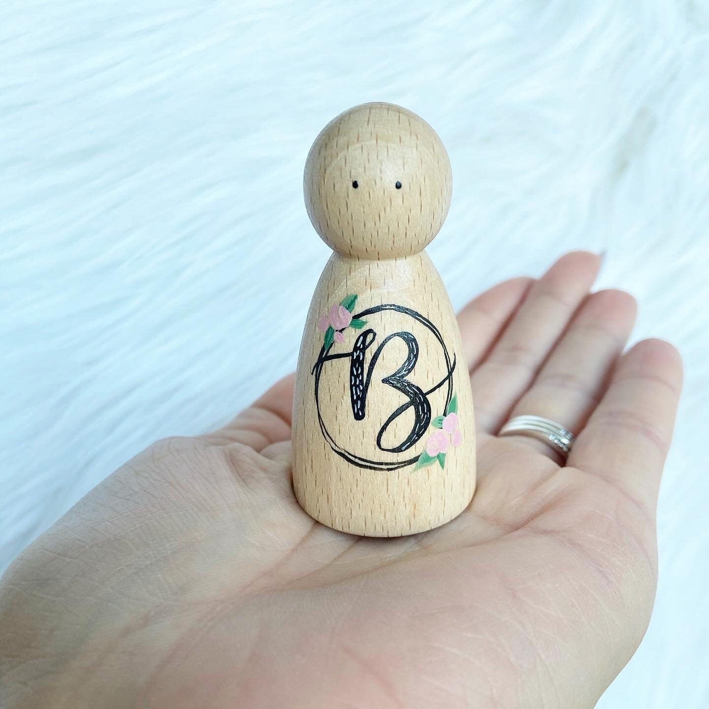 Personalised Initial Peg Doll