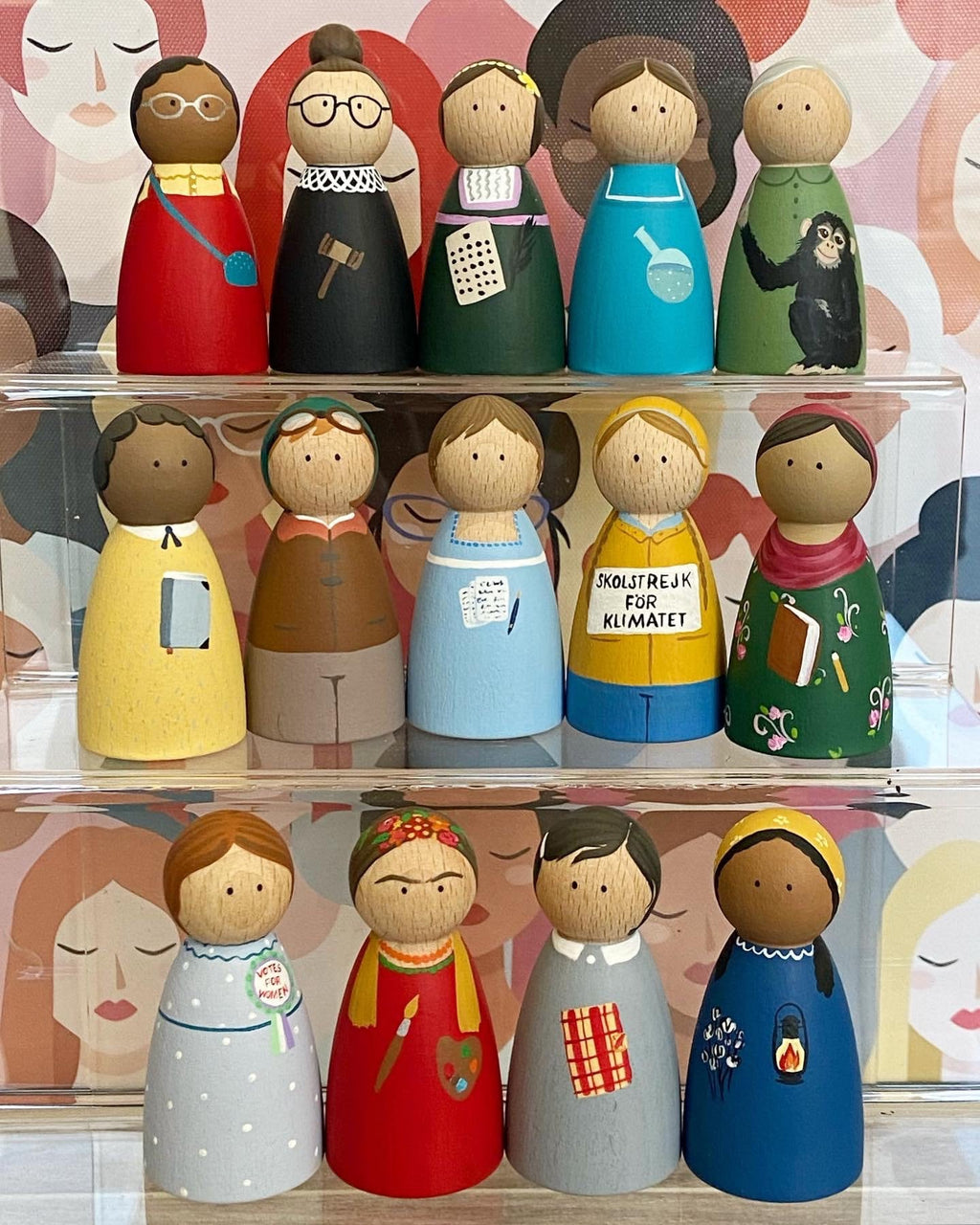 Historical / Famous Figure Peg Doll