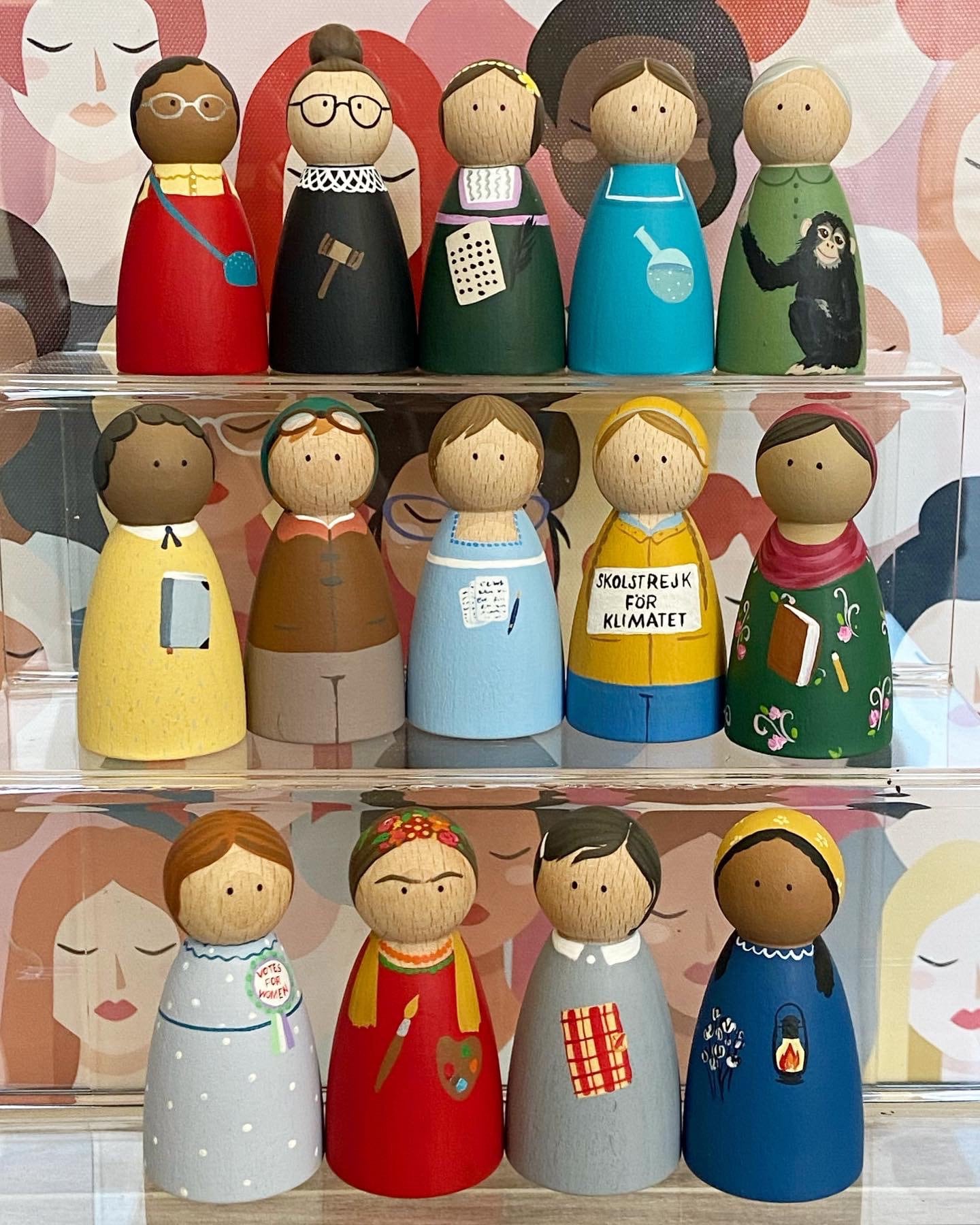 Historical / Famous Figure Peg Doll