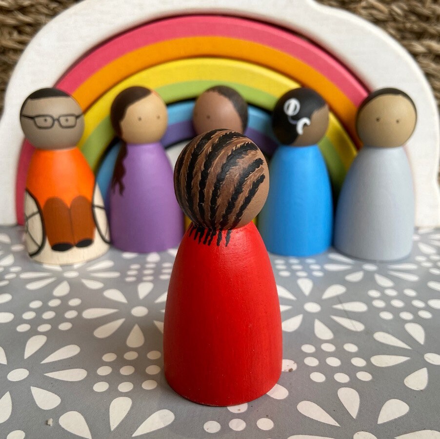 Inclusive Peg Doll Set