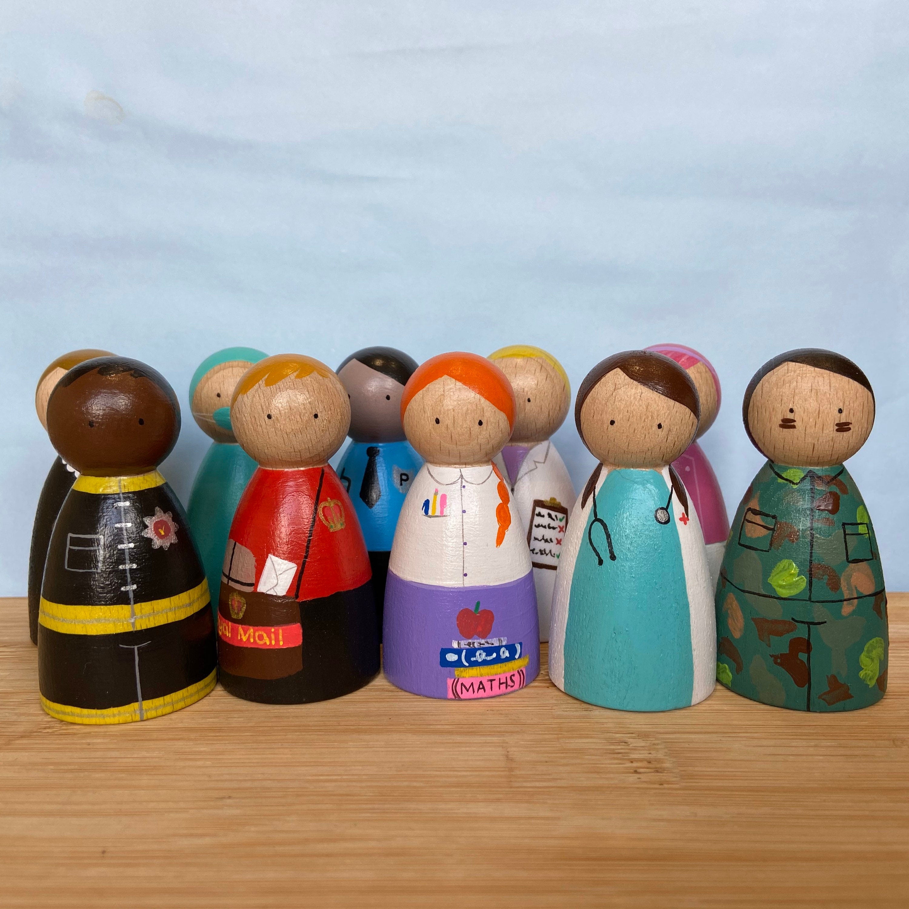 Occupation Peg Dolls