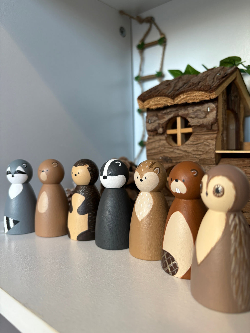 Woodland Animal Peg Dolls