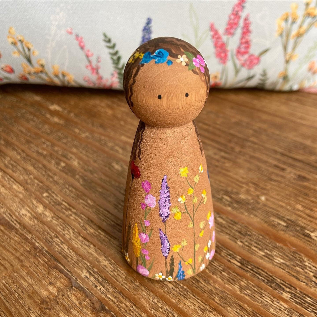 Large Wildflower Doll
