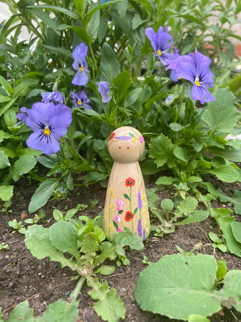 Large Wildflower Doll