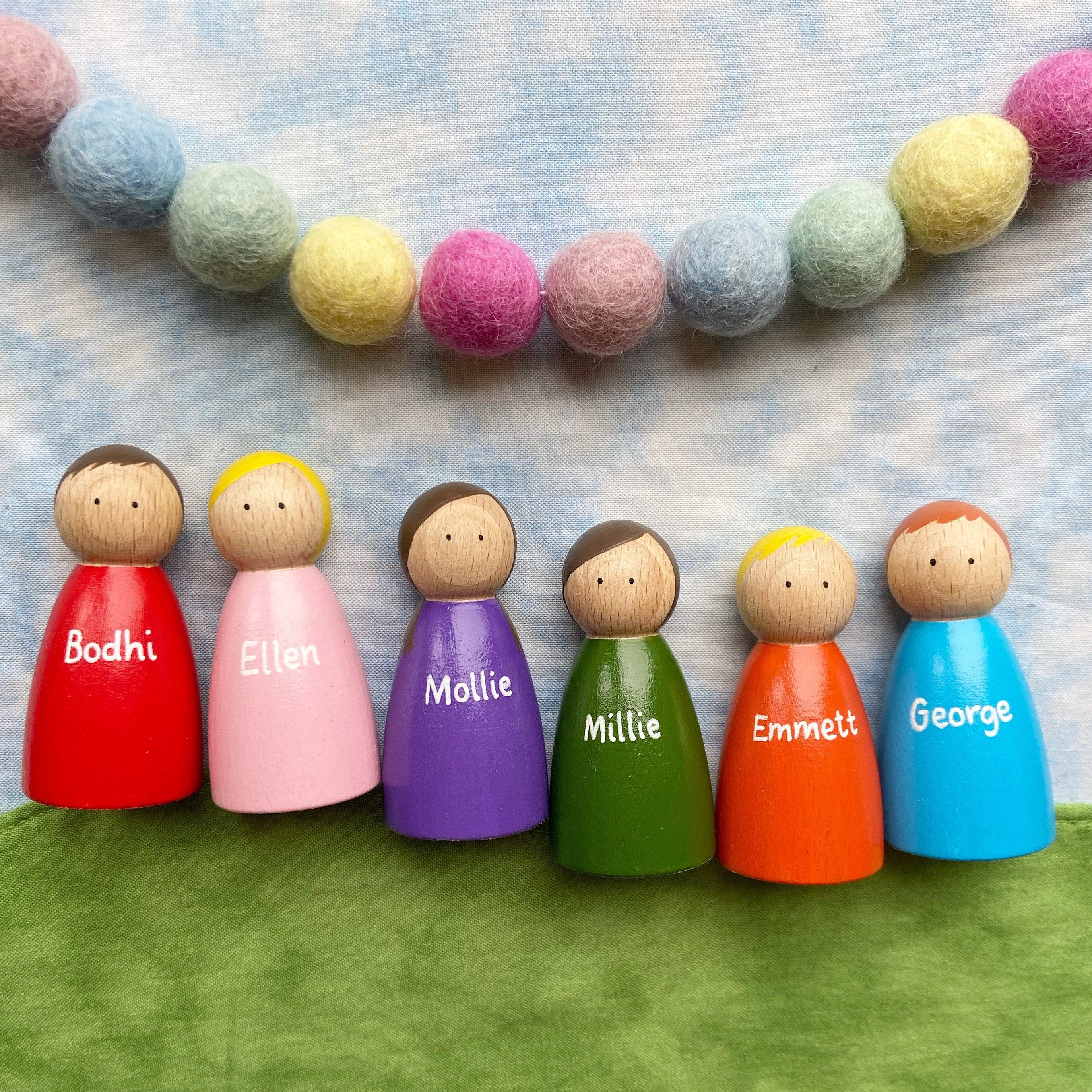 Self Registration Personalised Peg Dolls
